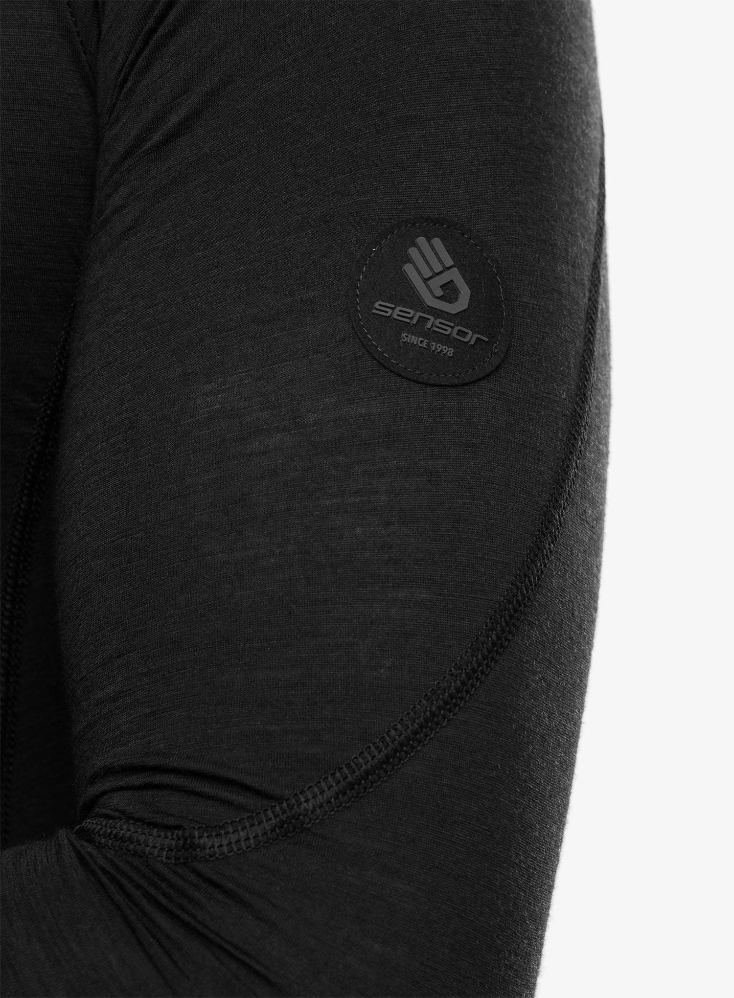 Термокофта Sensor Merino Air Tee LS - black