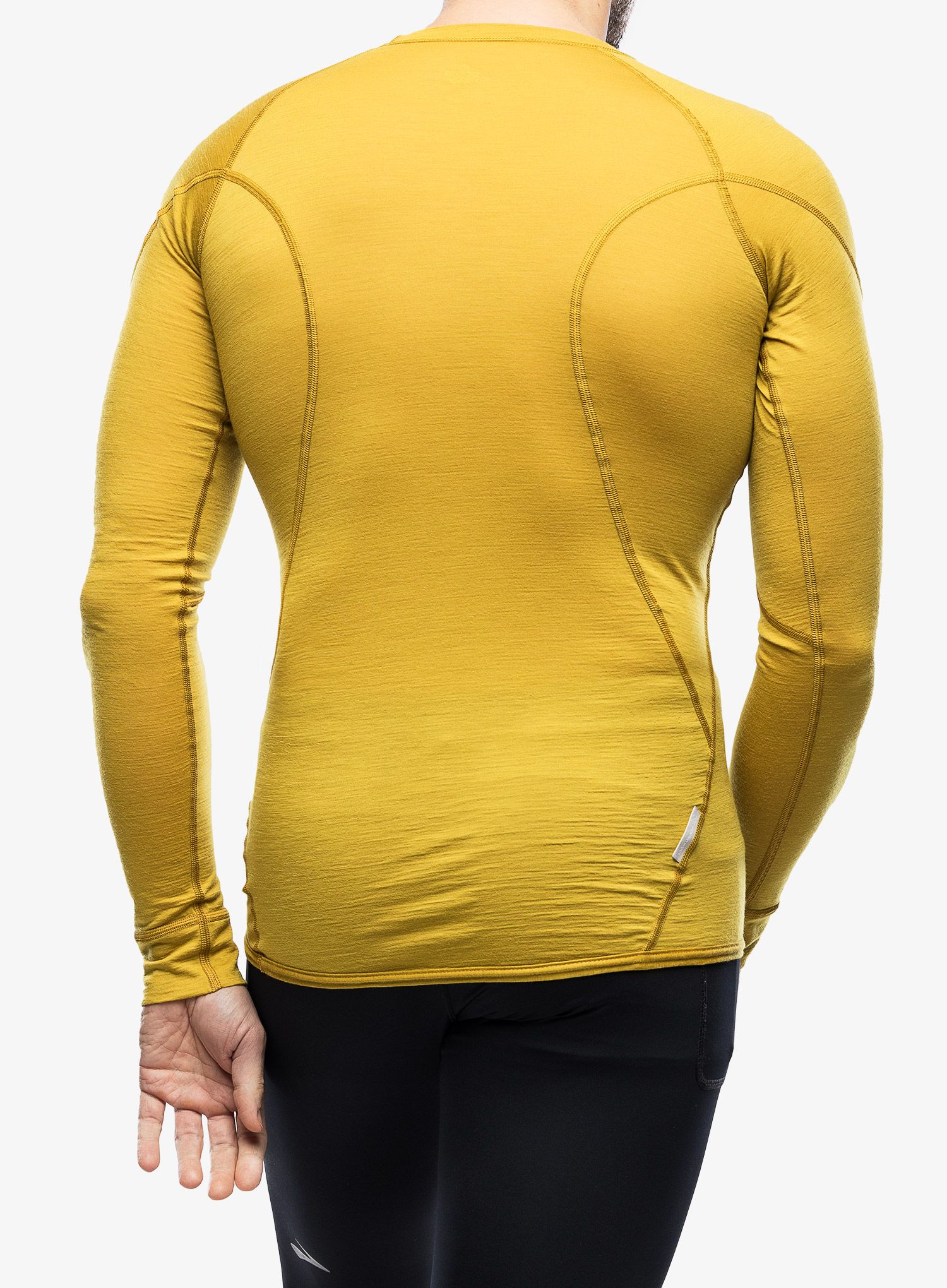 Термокофта Sensor Merino Air Tee LS - mustard