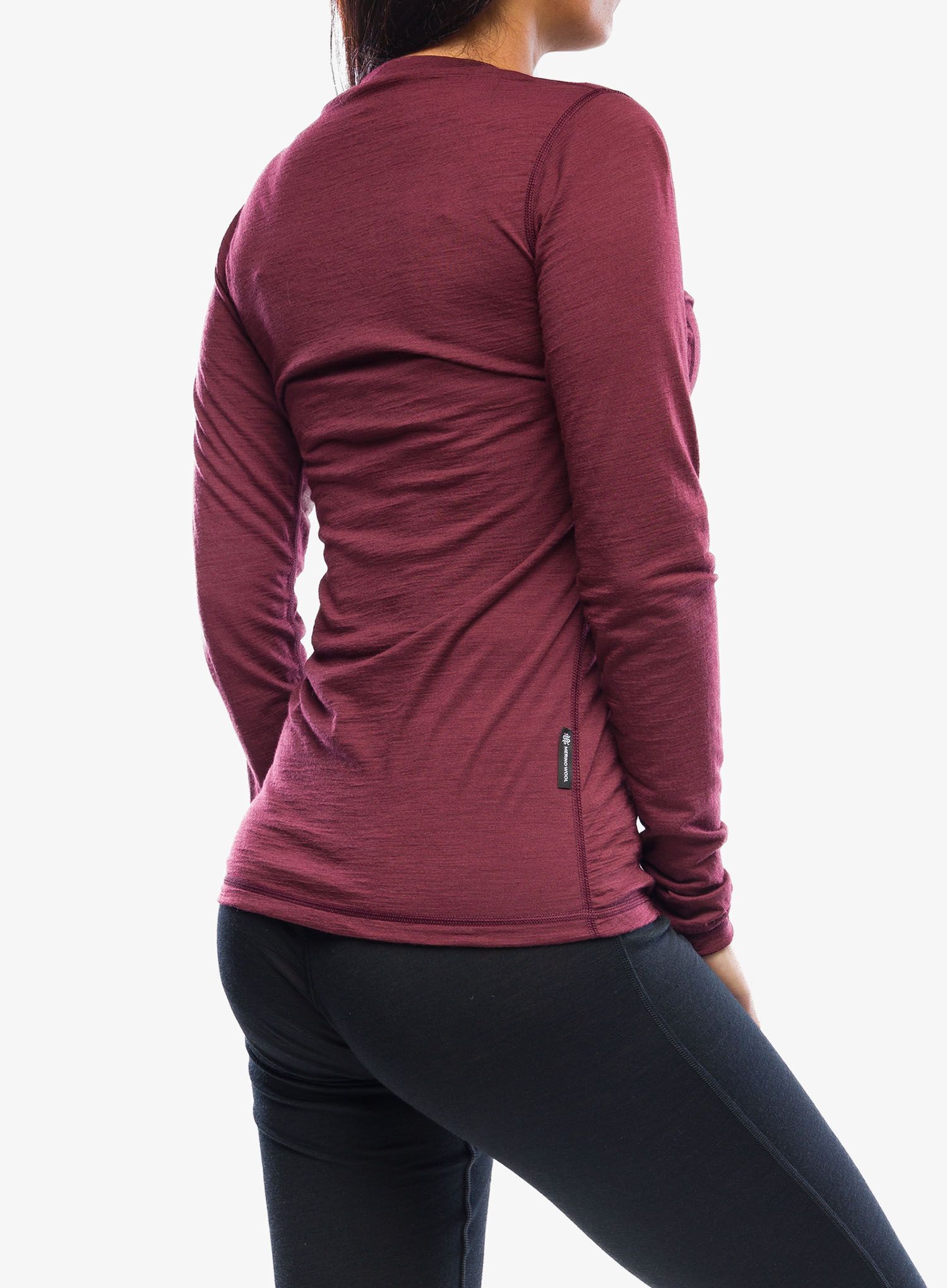 Термокофта жіноча Sensor Merino Air Tee LS - port red
