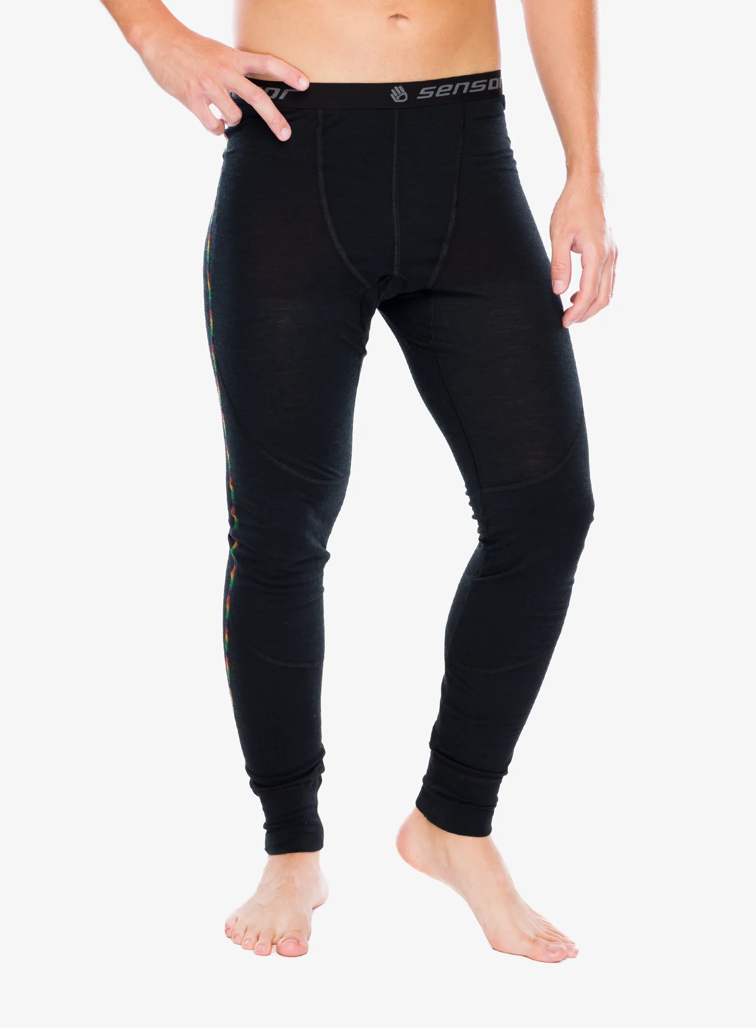 Термолегінси Sensor Merino Air Underpants - black/black