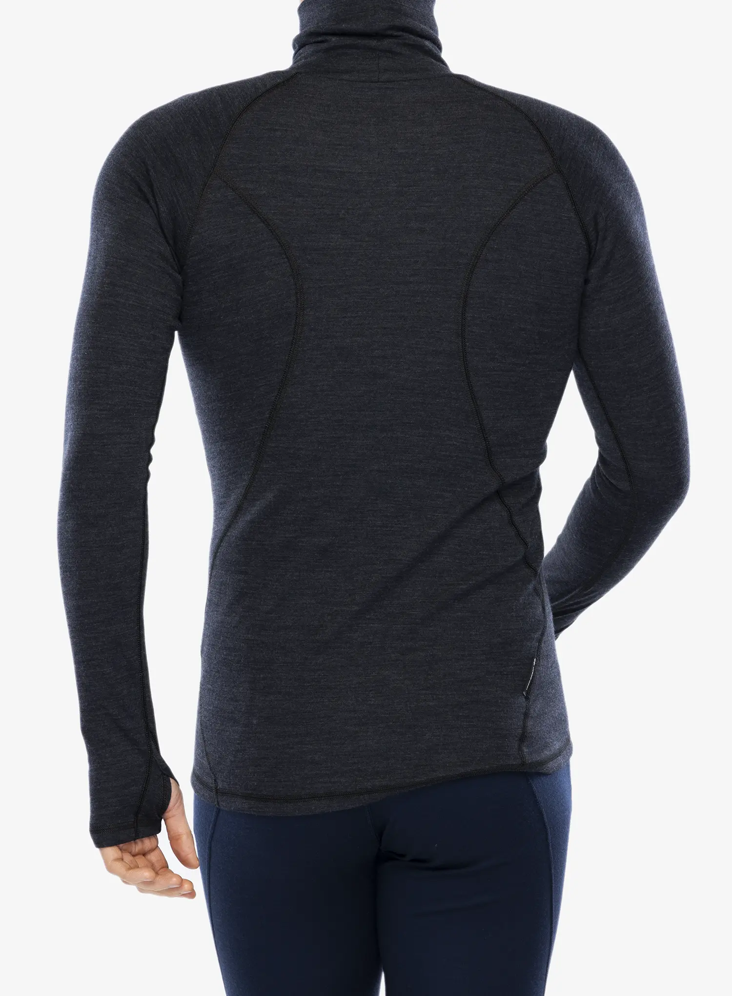 Термокофта Sensor Merino Bold Tee LS Roll Neck - anthracite gray