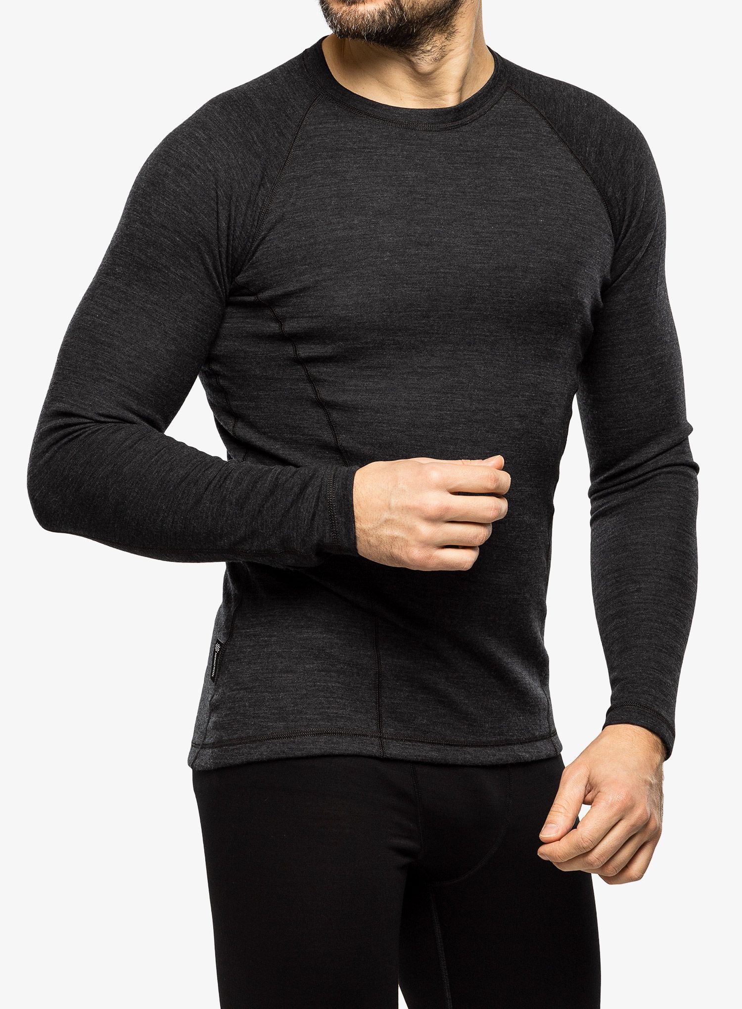 Термокофта Sensor Merino Bold Tee LS - anthracite grey
