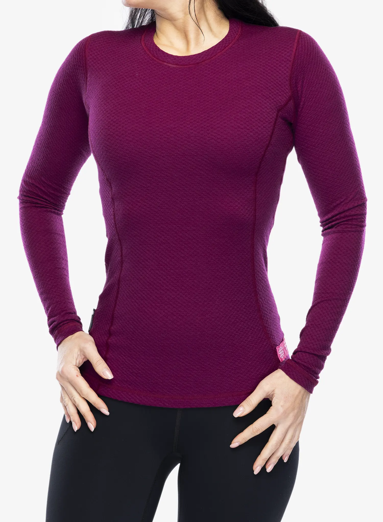 Термокофта Sensor Merino DF Tee L/S - lilla