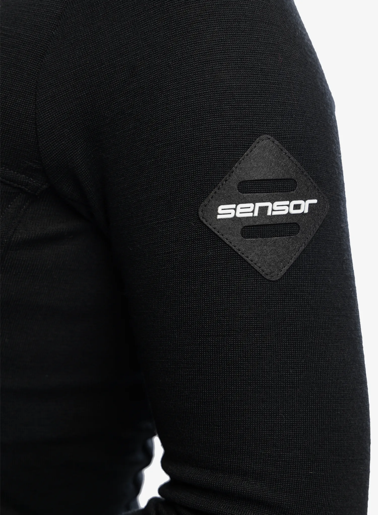 Термокофта жіноча Sensor Merino Ex Tee L/S Zip - black