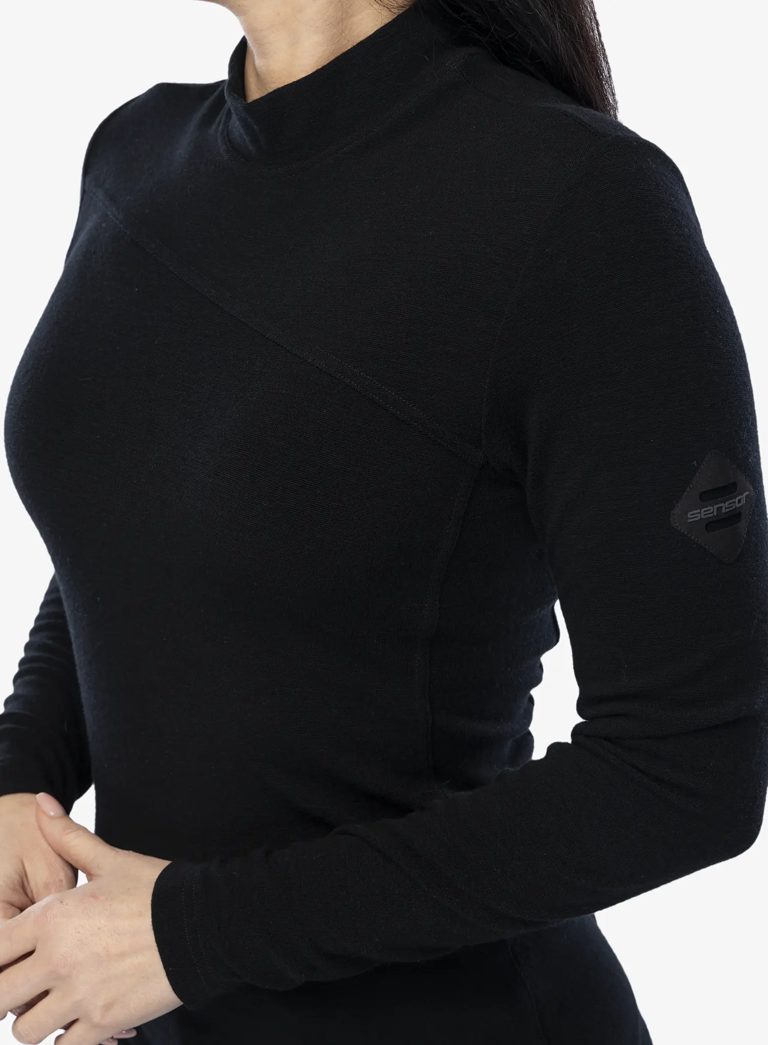 Термокофта Sensor Merino Ex Tee L/S - black