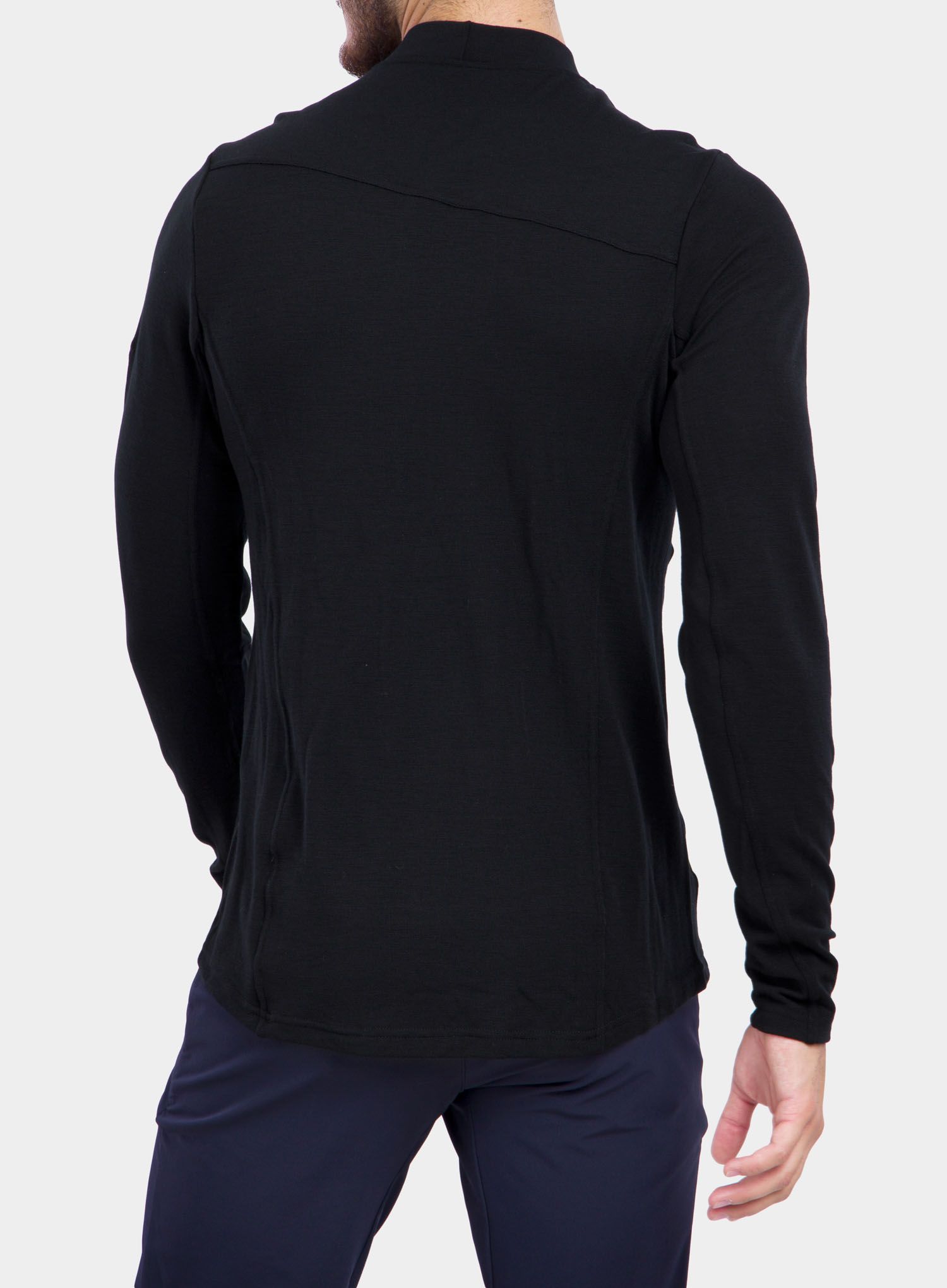 Кофта Sensor Merino Ex Tee L/S - black
