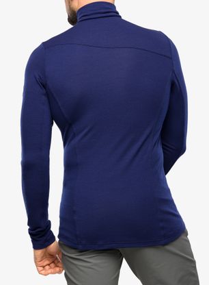 Кофта Sensor Merino Extreme Tee L/S Zip - deep blue