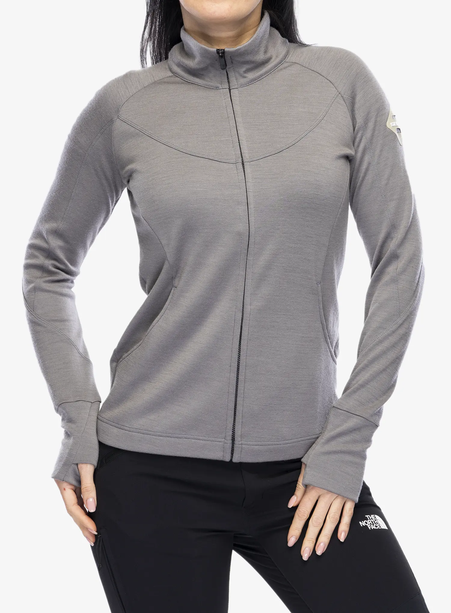Кофта жіноча Sensor Merino Upper Fleece Full Zip - grey