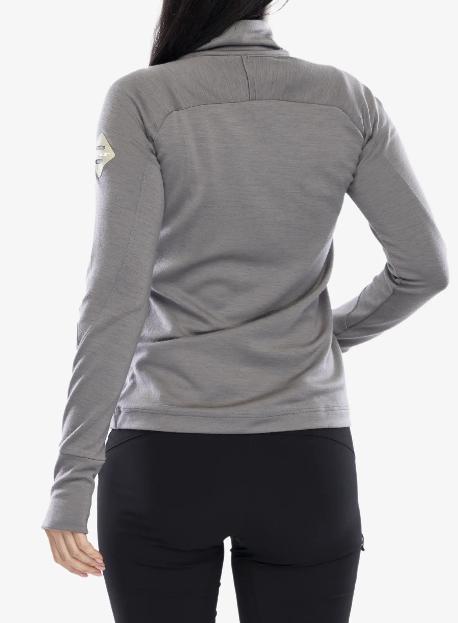 Кофта жіноча Sensor Merino Upper Fleece Full Zip - grey