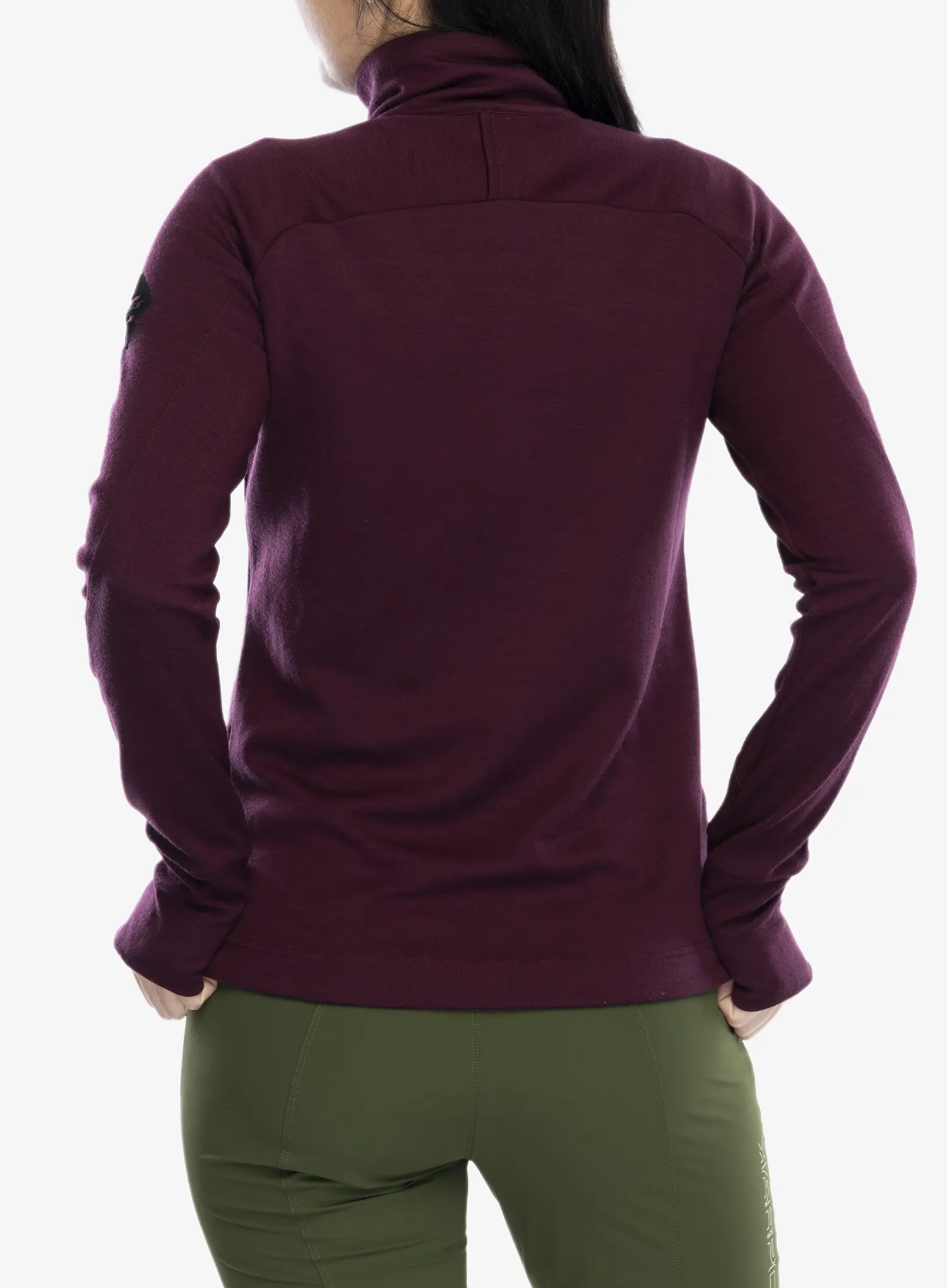 Кофта жіноча Sensor Merino Upper Fleece Full Zip - port red
