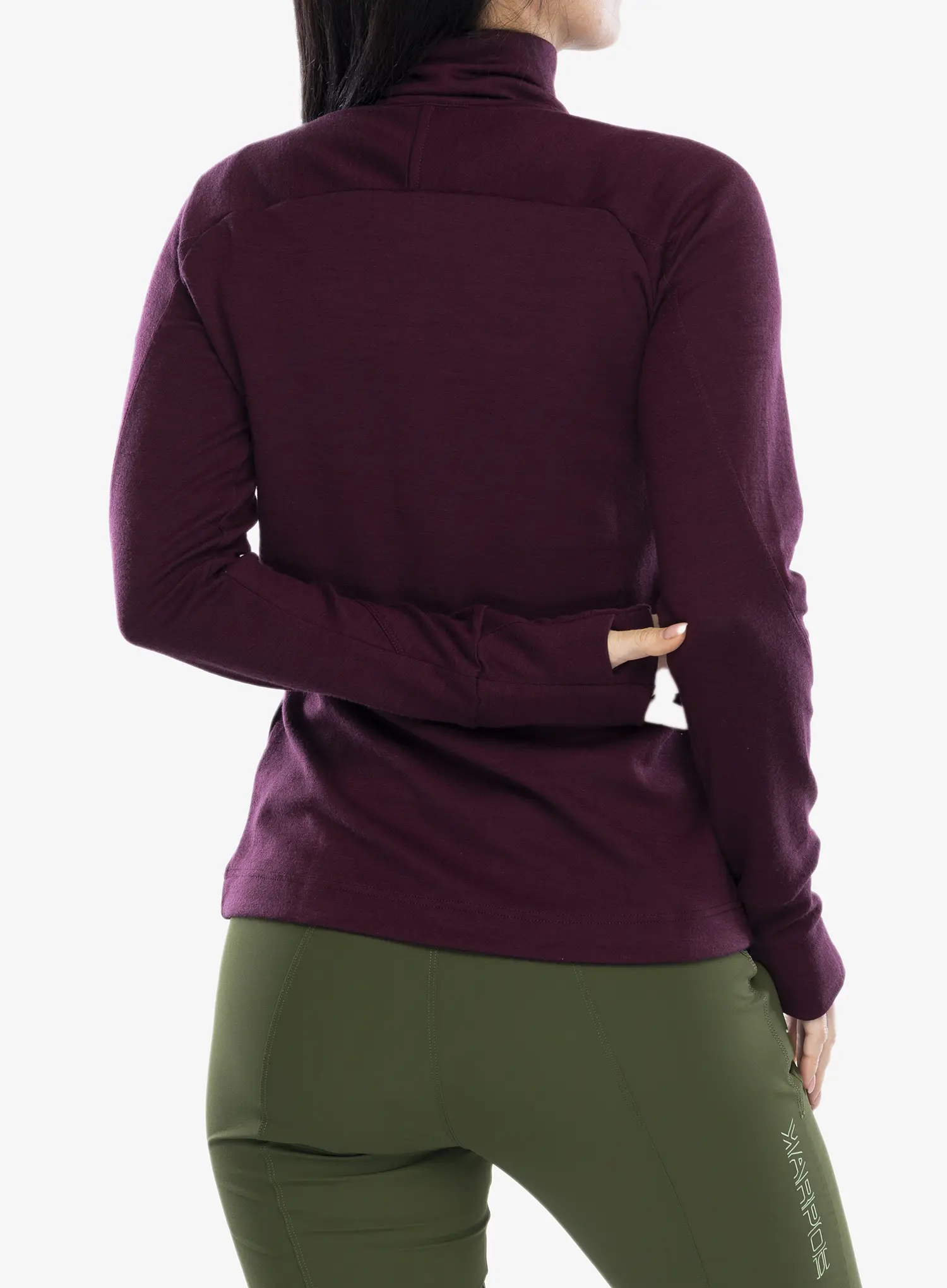 Кофта жіноча Sensor Merino Upper Fleece Full Zip - port red