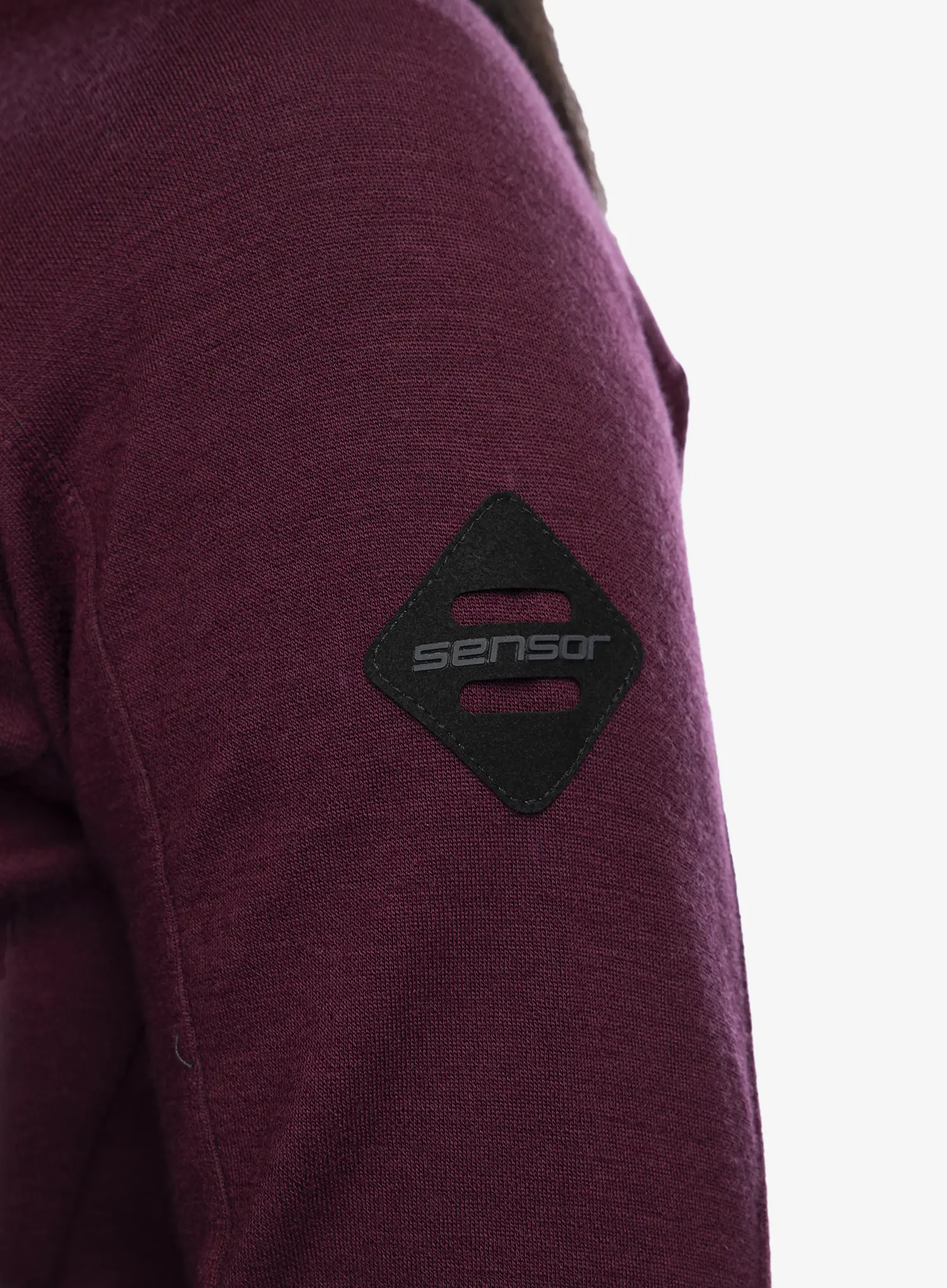 Кофта жіноча Sensor Merino Upper Fleece Full Zip - port red