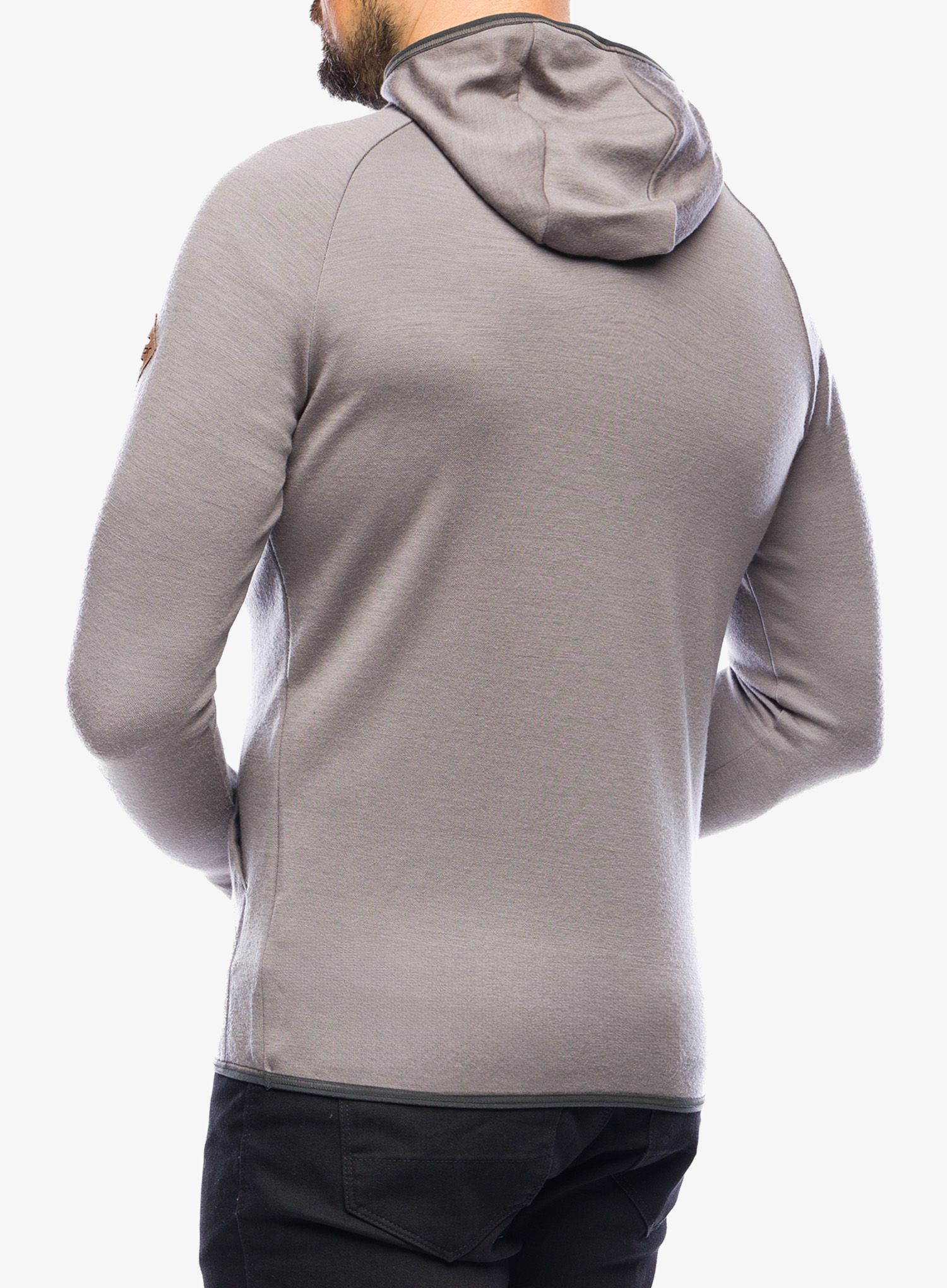 Кофта з каптуром Sensor Merino Upper Fleece Hooded - grey mountains