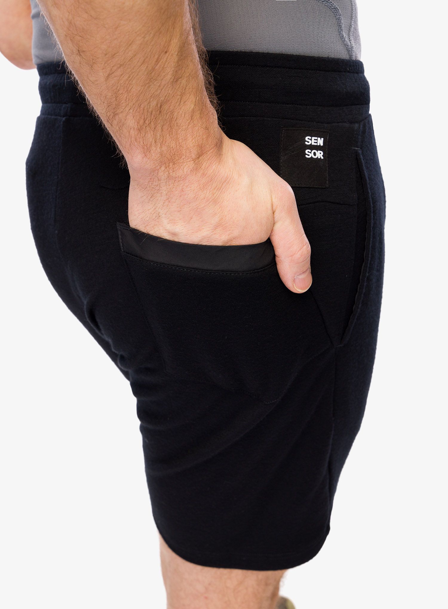 Шорти короткі Sensor Merino Upper Traveller Shorts - black