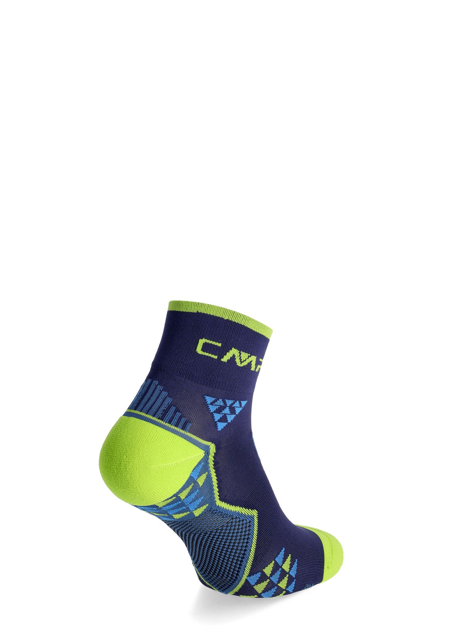 Шкарпетки для бігу CMP Trail Sock Skinlife - b.blue/acido