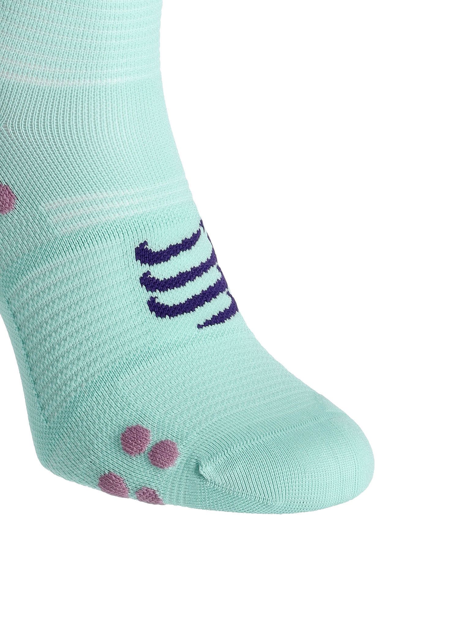 Шкарпетки для бігу Compressport Pro Racing Socks v4.0 Run High - shell blue/purple