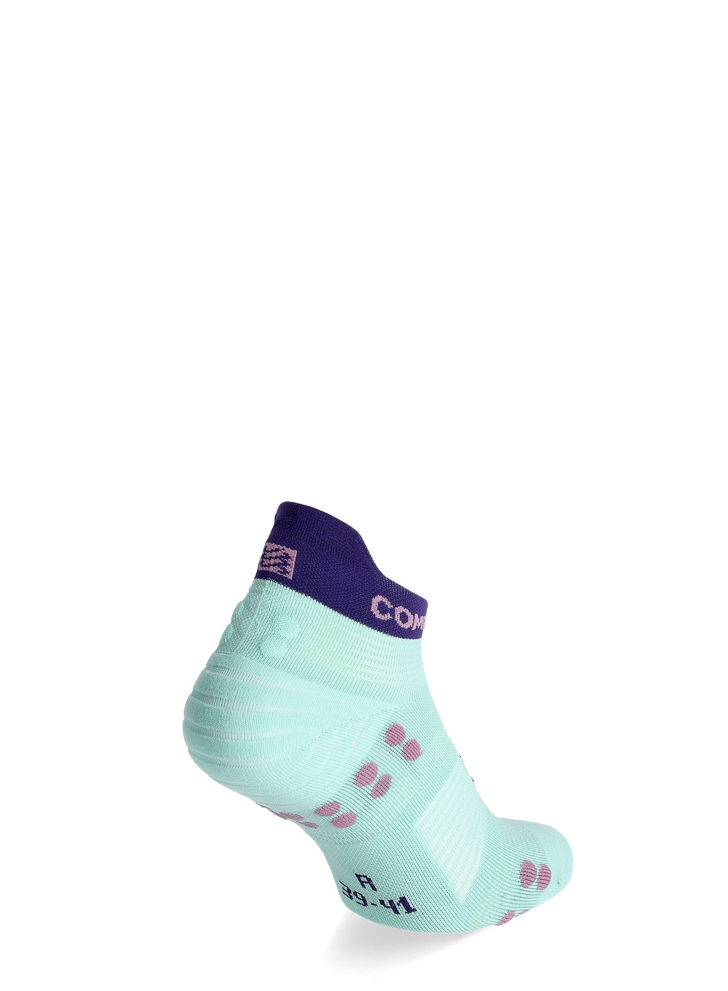 Шкарпетки для бігу Compressport Pro Racing Socks v4.0 Run Low - shell blue/purple