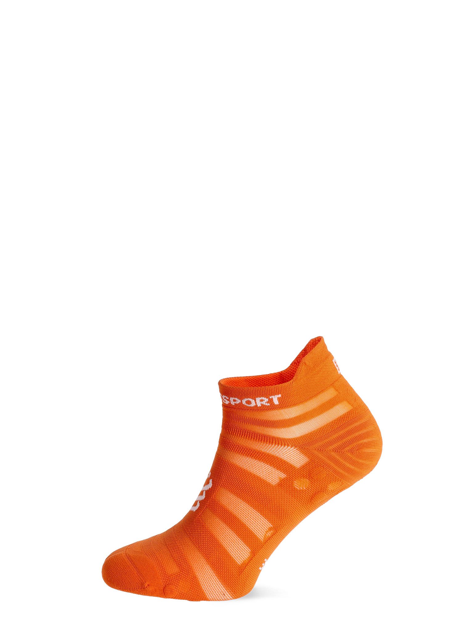 Шкарпетки для бігу Compressport Pro Racing Socks v4.0 Ultralight Run Low - fire/white