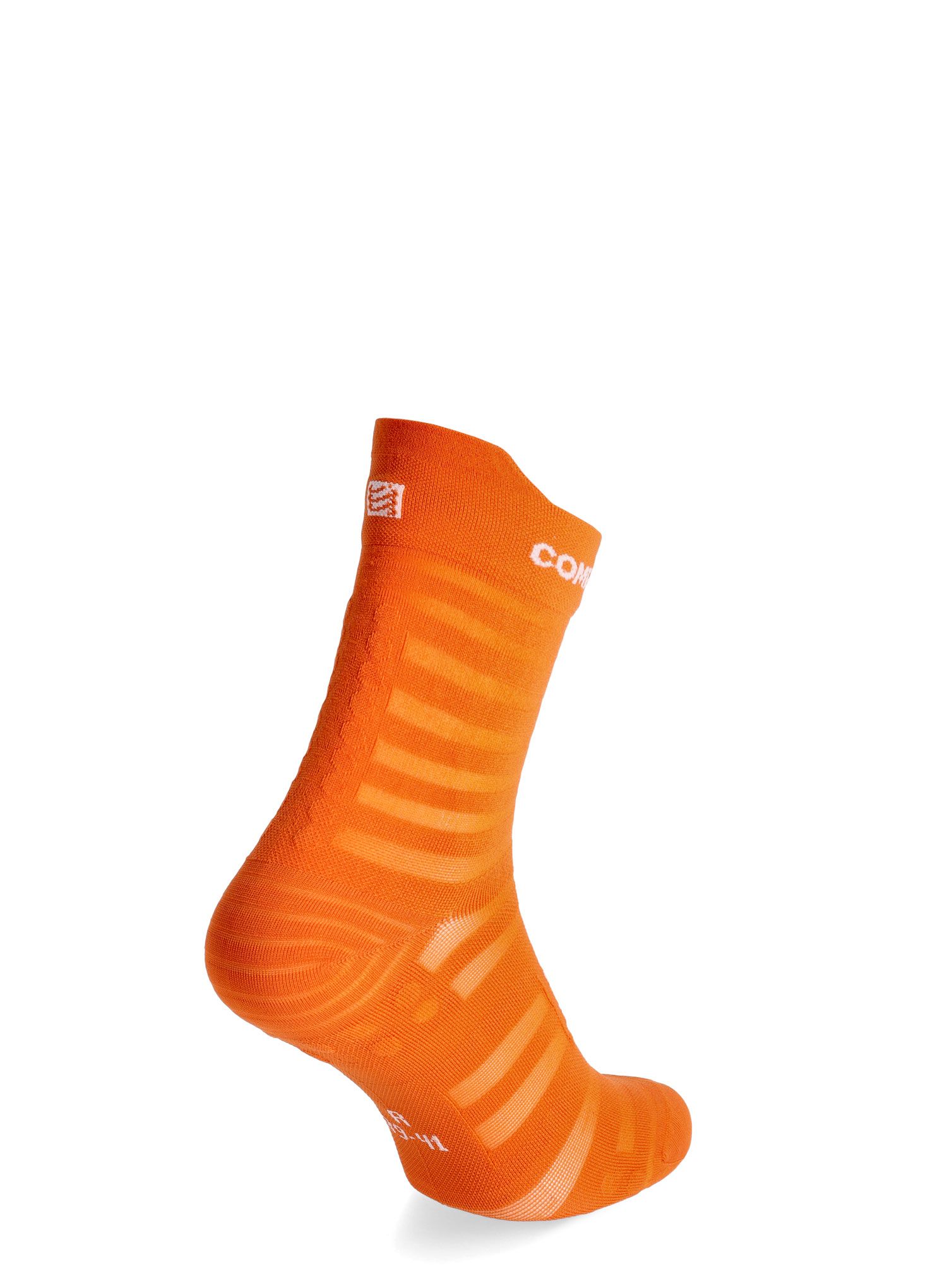 Шкарпетки для бігу Compressport Pro Racing v4.0 Ultralight Run High - fire/white