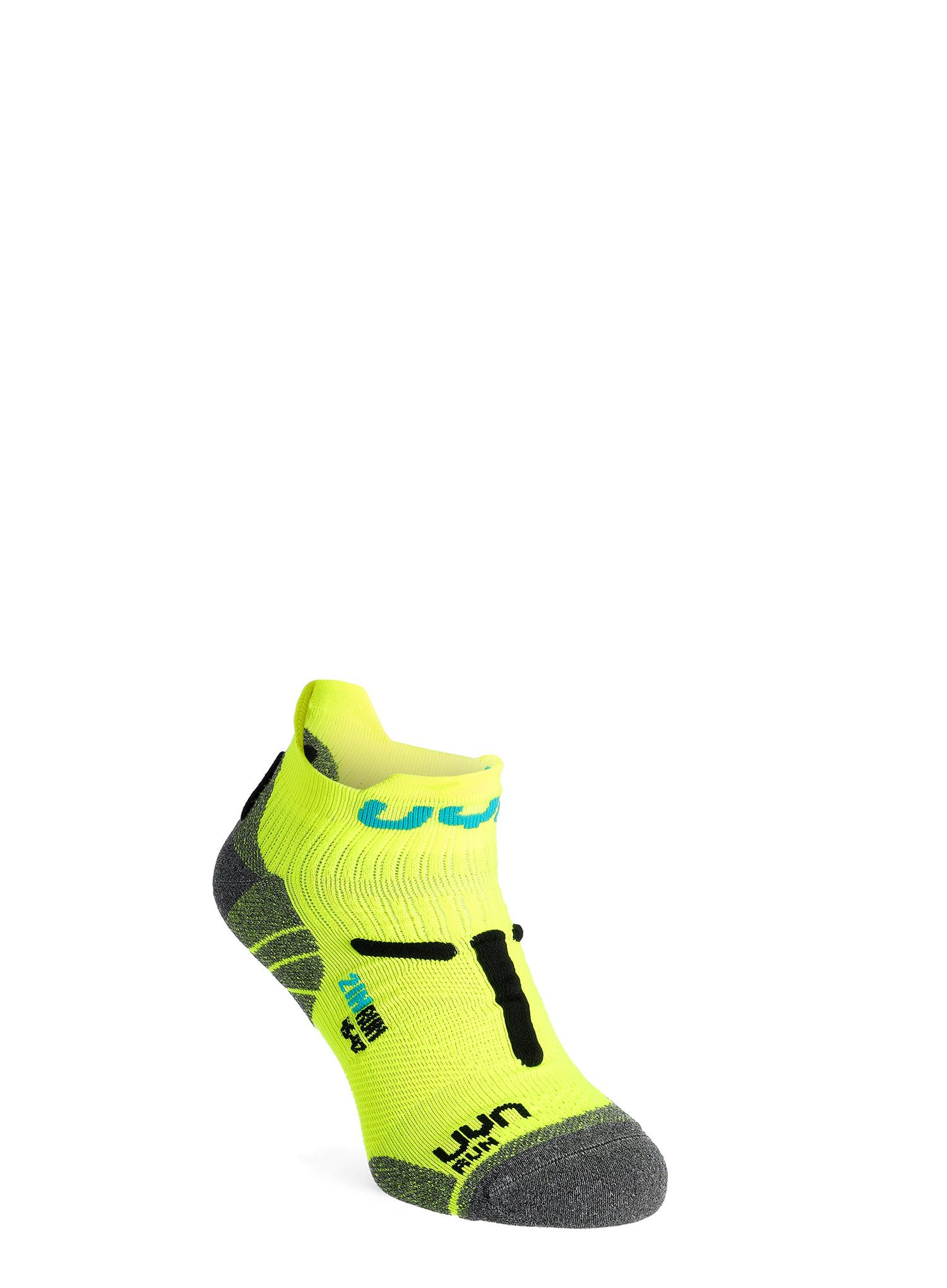 Шкарпетки для бігу UYN Run 2in Socks - yellow fluo/black