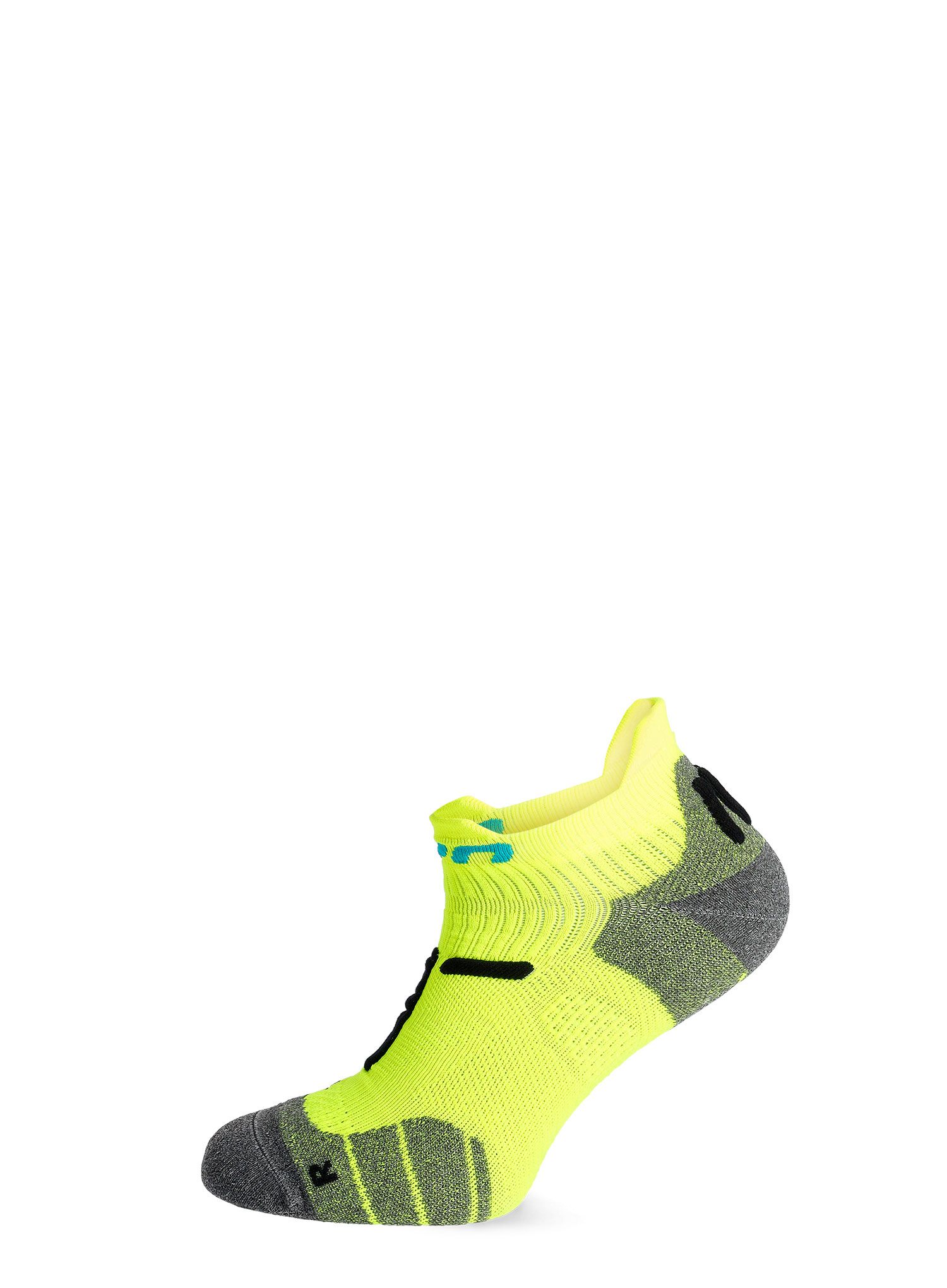 Шкарпетки для бігу UYN Run 2in Socks - yellow fluo/black
