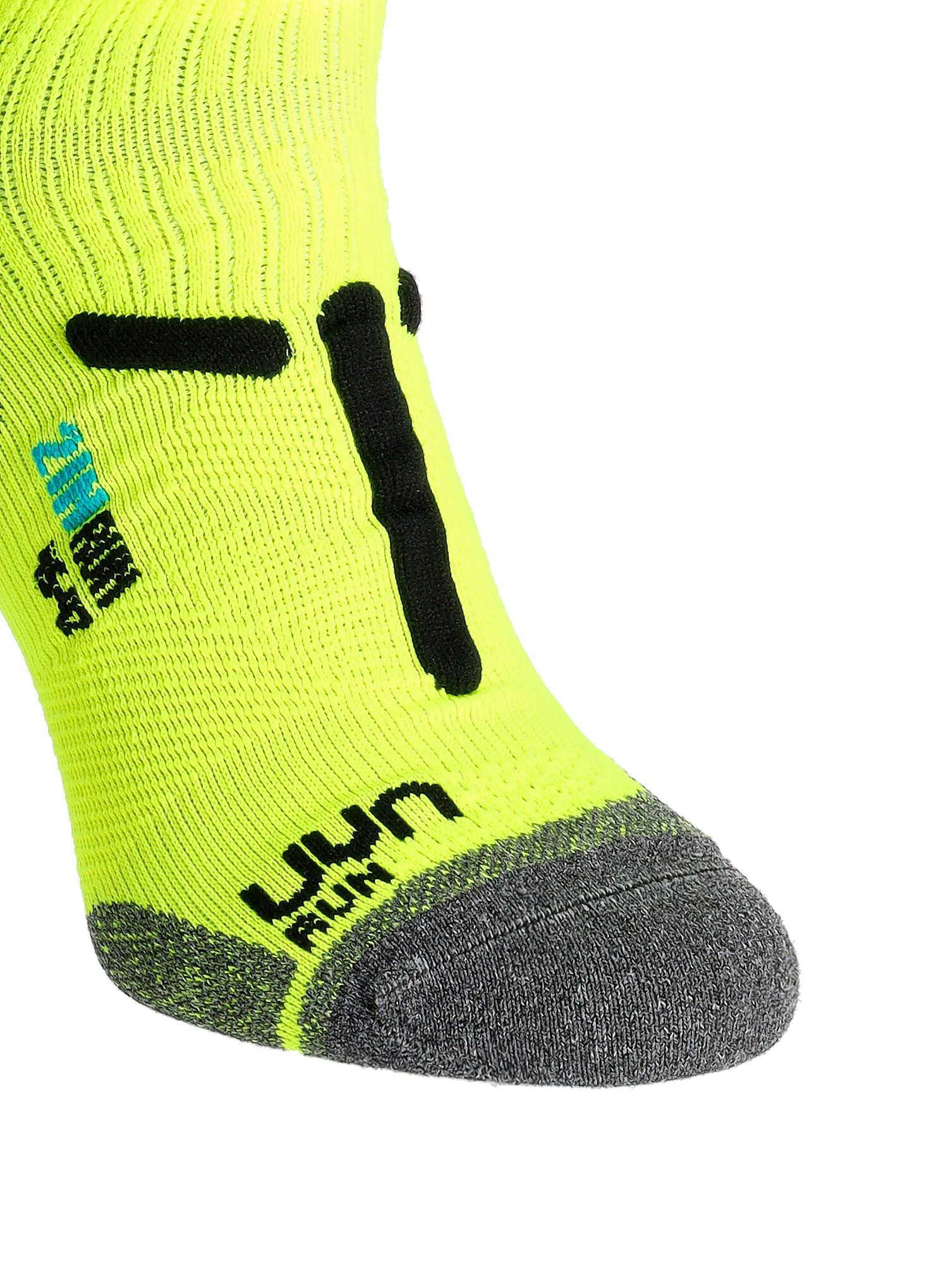 Шкарпетки для бігу UYN Run 2in Socks - yellow fluo/black