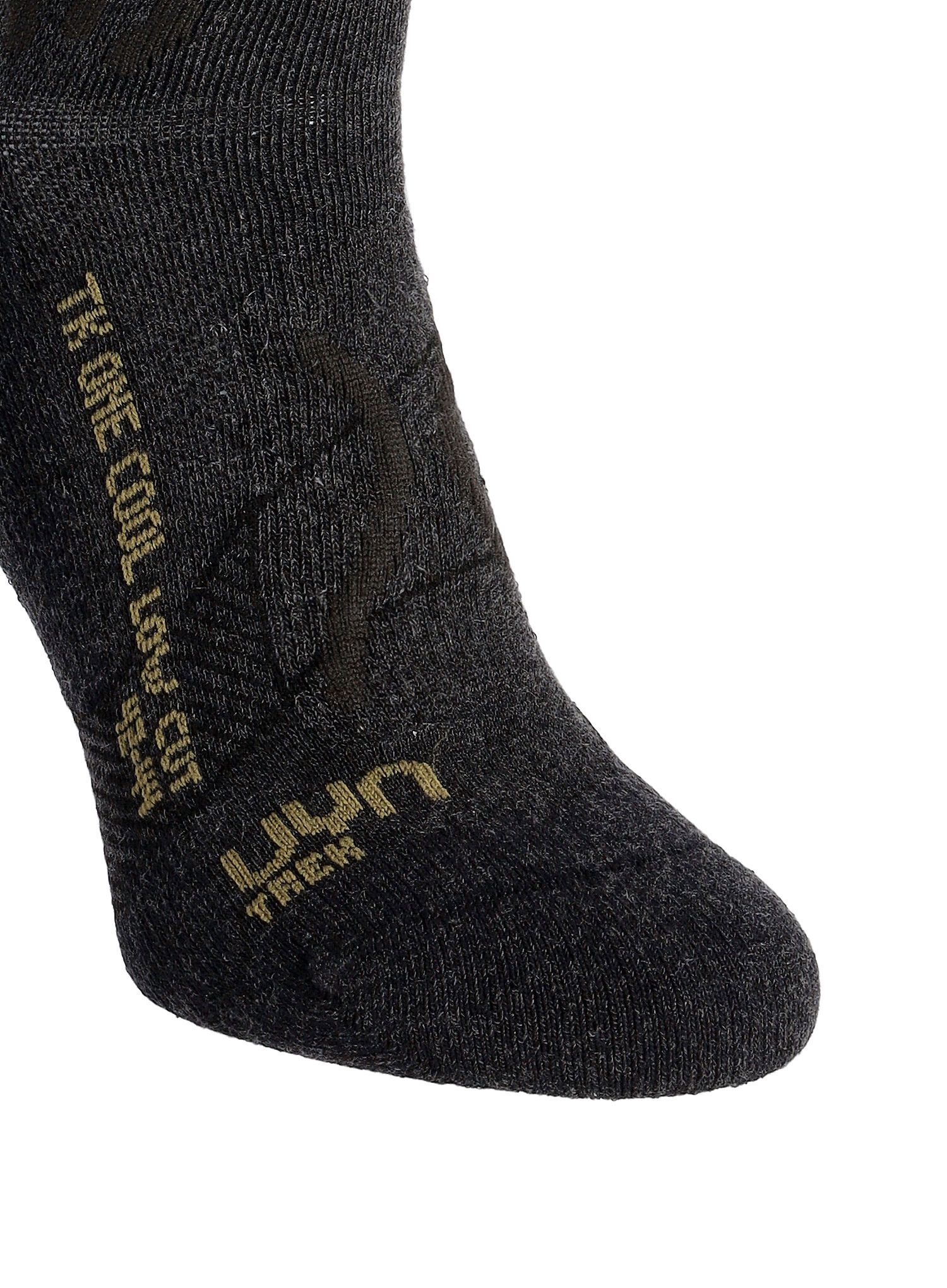 Шкарпетки трекінгові UYN Trekking One Cool Low Cut Socks - anthracite/green