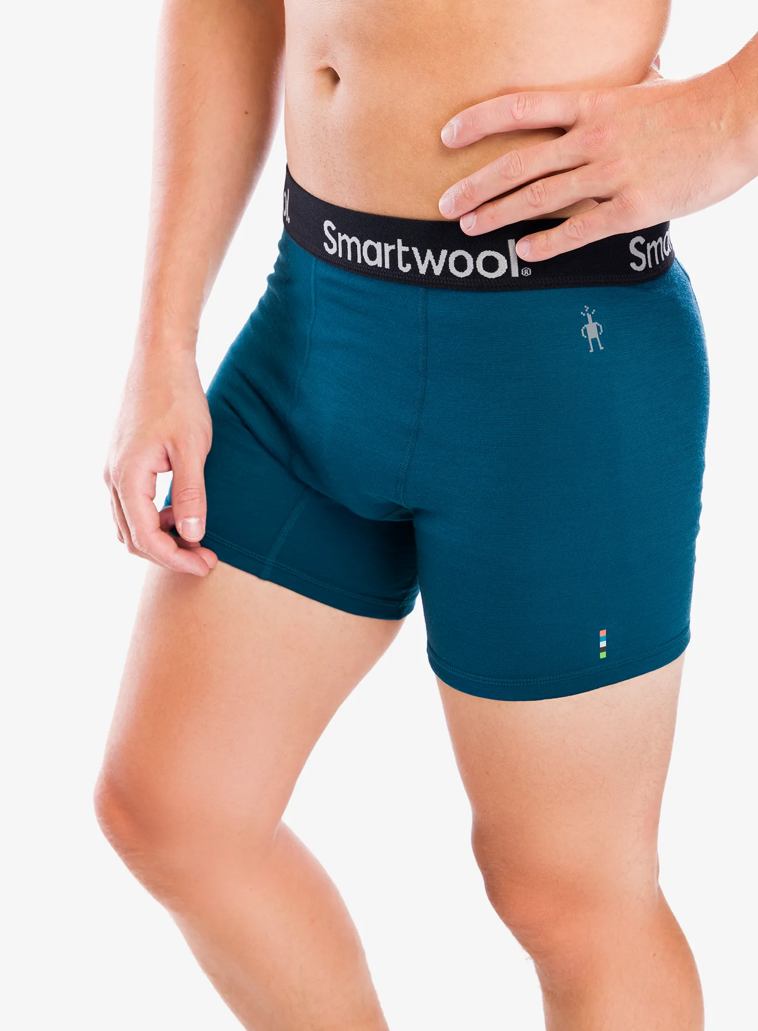 Боксери  Smartwool Active Boxer Brief Boxed - twilight blue