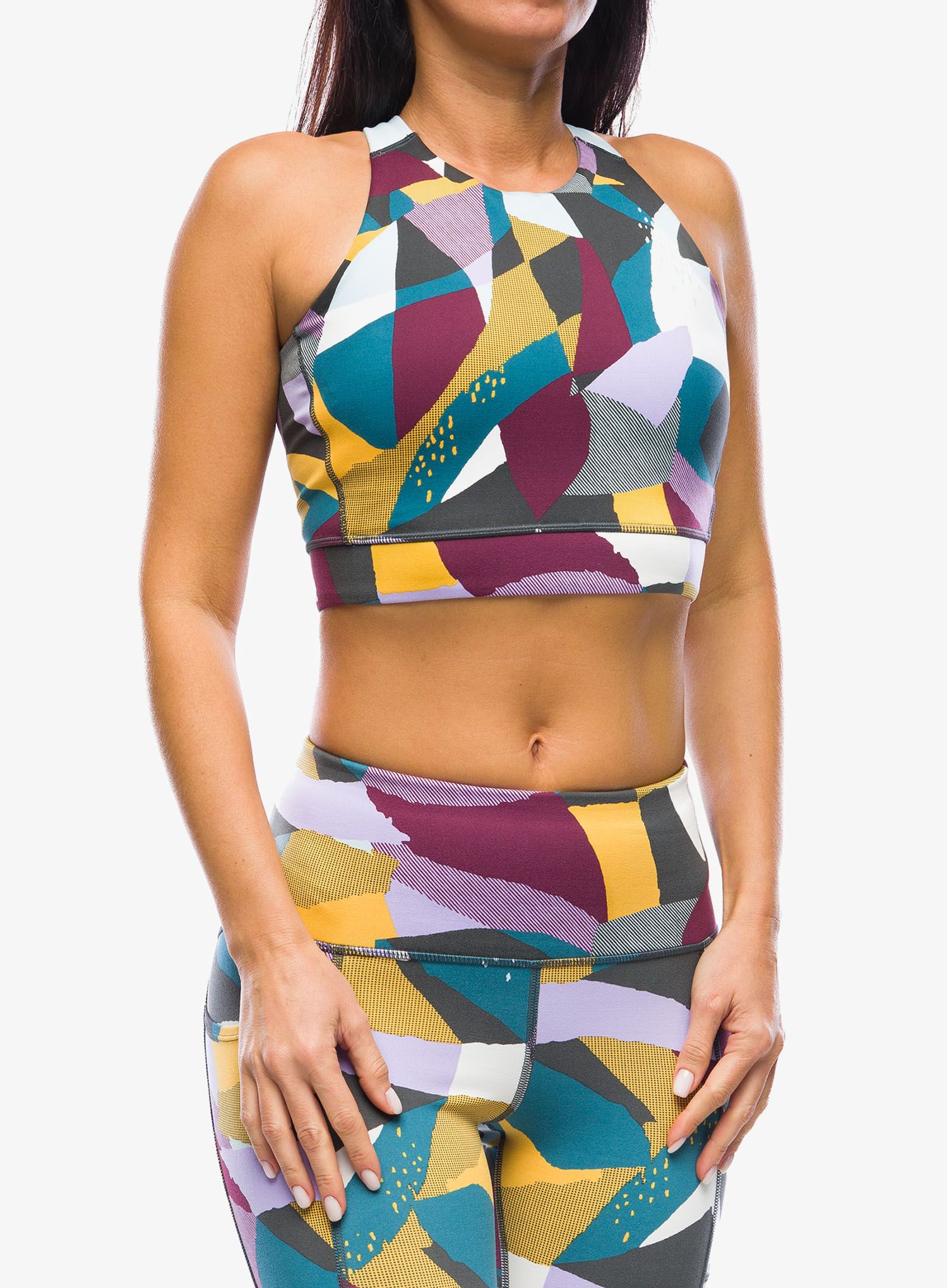 Бюстгальтер спортивний Smartwool Active Crop Bra - twilight blue mosaic