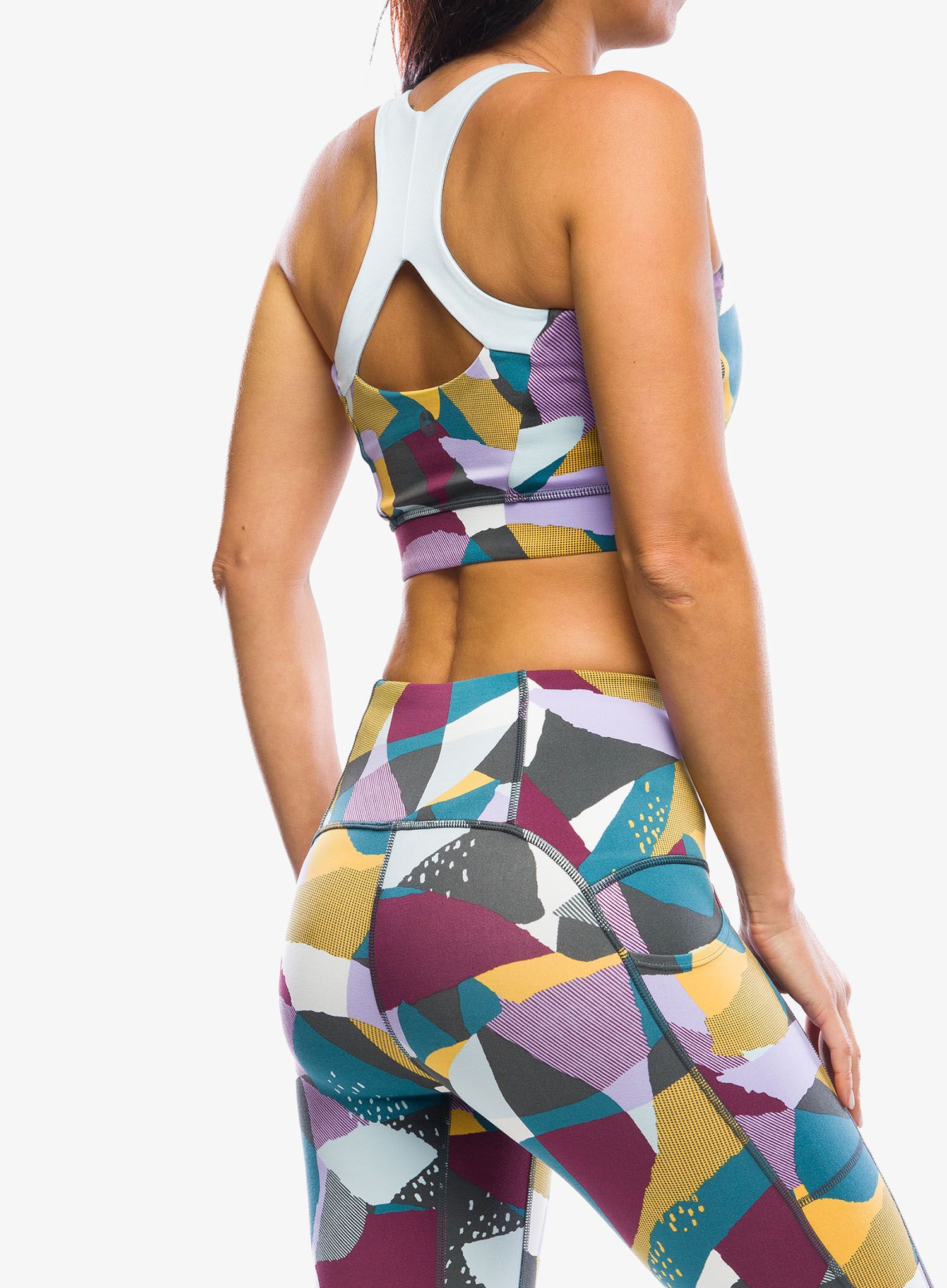 Бюстгальтер спортивний Smartwool Active Crop Bra - twilight blue mosaic