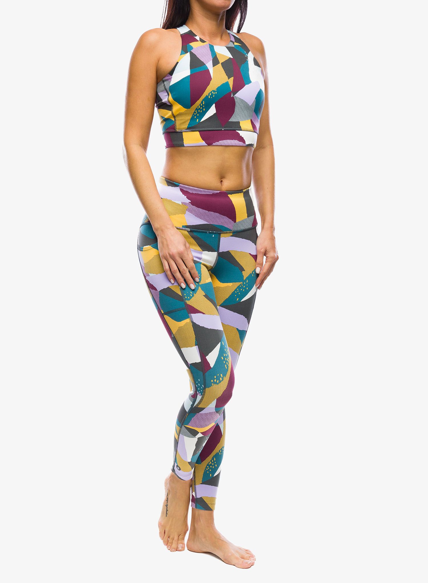 Бюстгальтер спортивний Smartwool Active Crop Bra - twilight blue mosaic