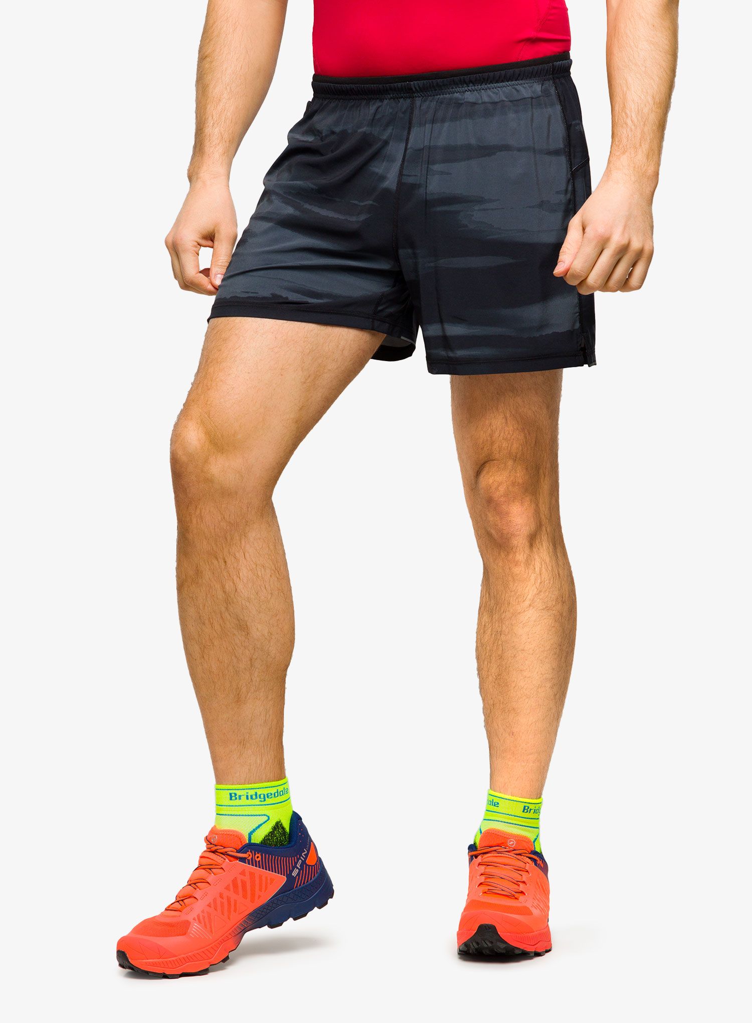 Шорти туристичні Smartwool Active Lined 5 Short - black horizon print
