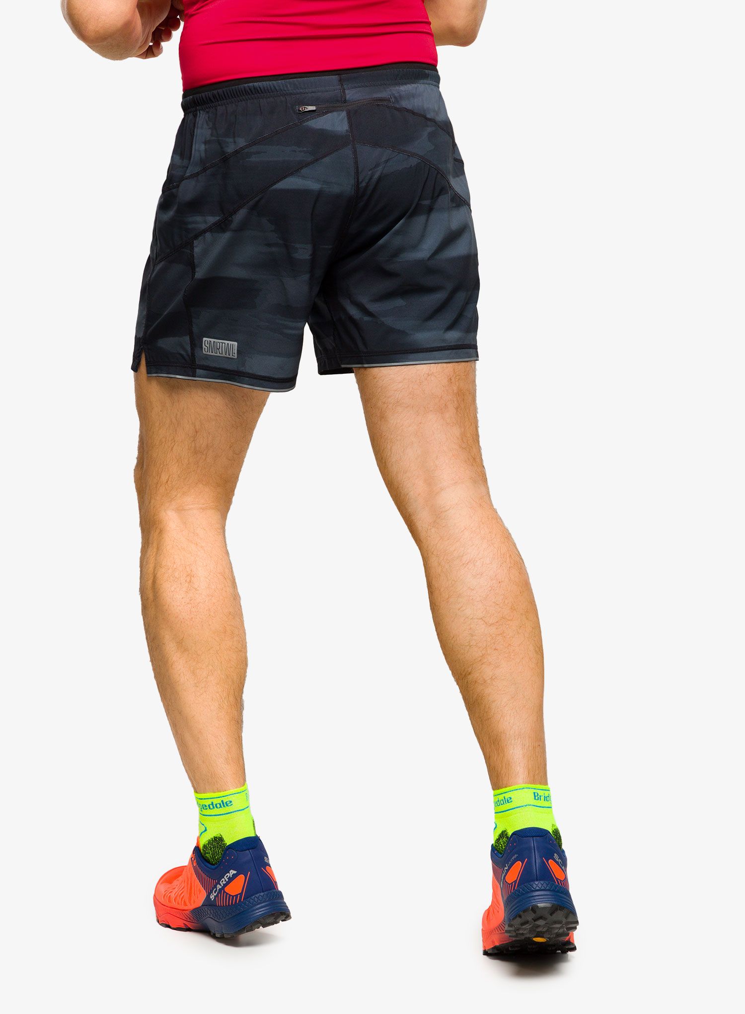 Шорти туристичні Smartwool Active Lined 5 Short - black horizon print