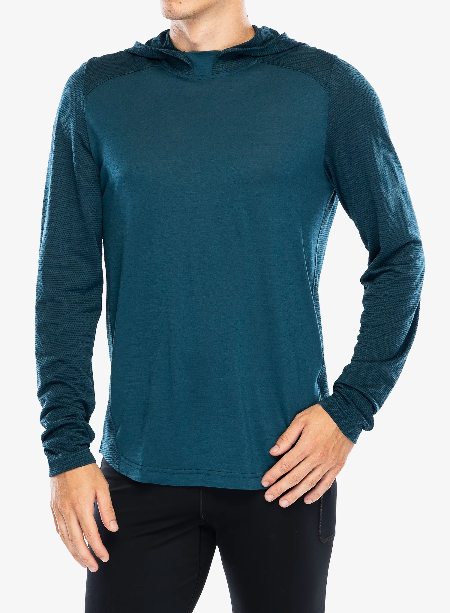 Кофта з каптуром Smartwool  Active Mesh Hoodie - twilight blue