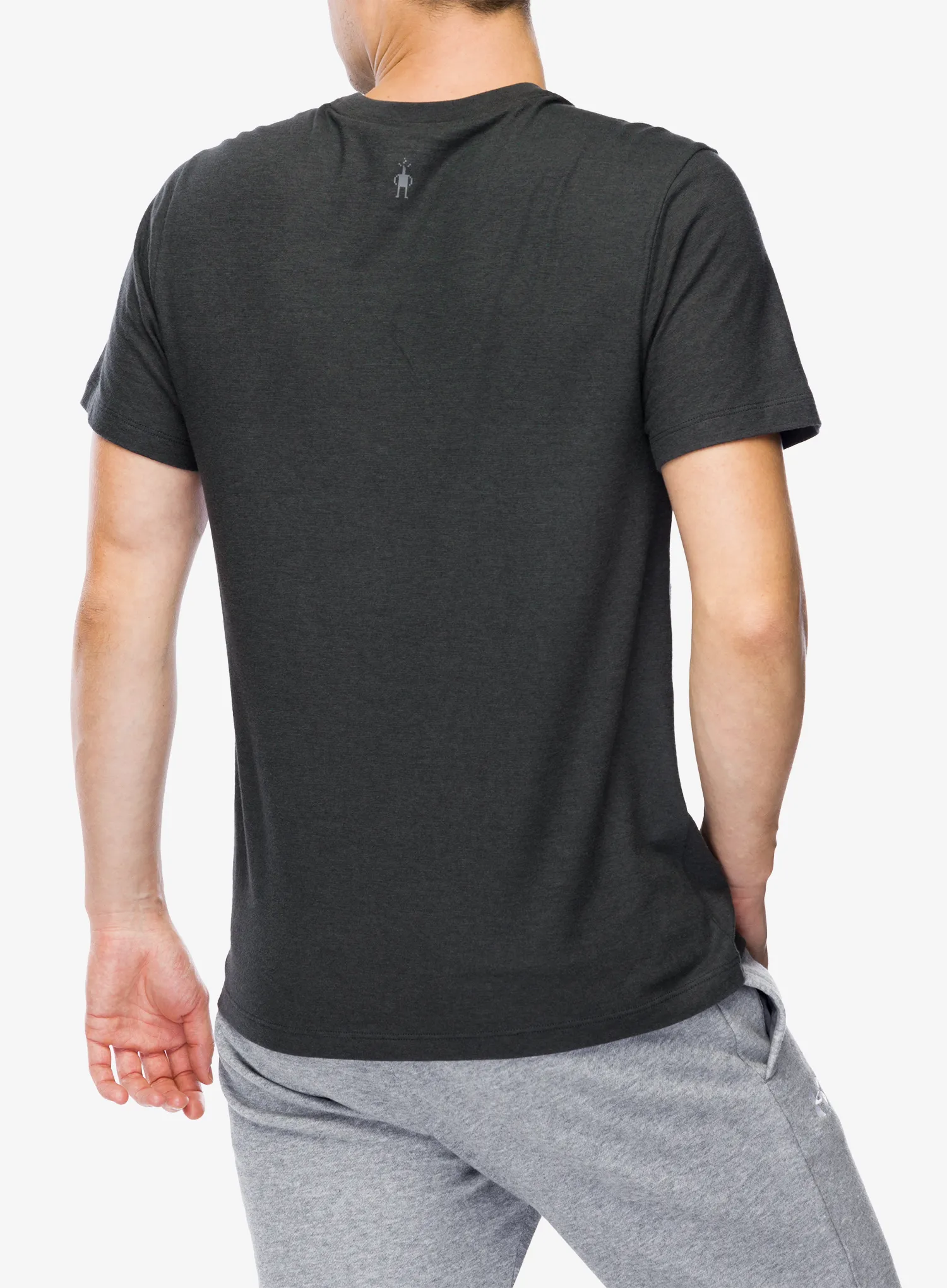 Футболка з принтом Smartwool Bear Range Graphic Short Sleeve Tee - charcoal