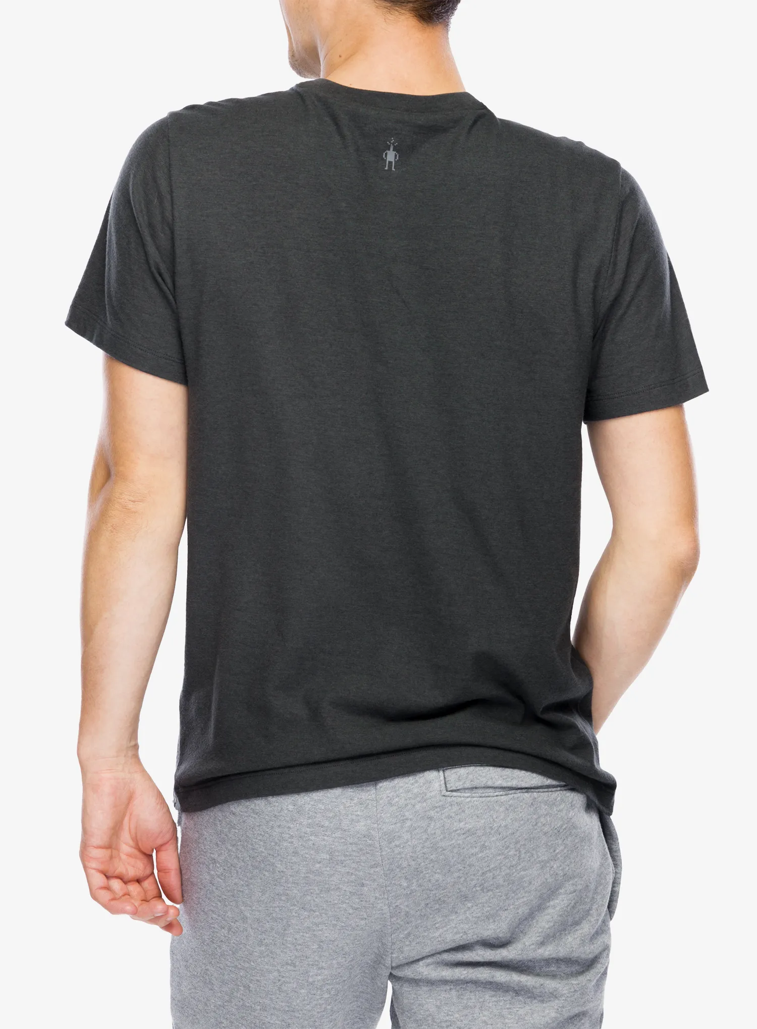 Футболка з принтом Smartwool Bear Range Graphic Short Sleeve Tee - charcoal