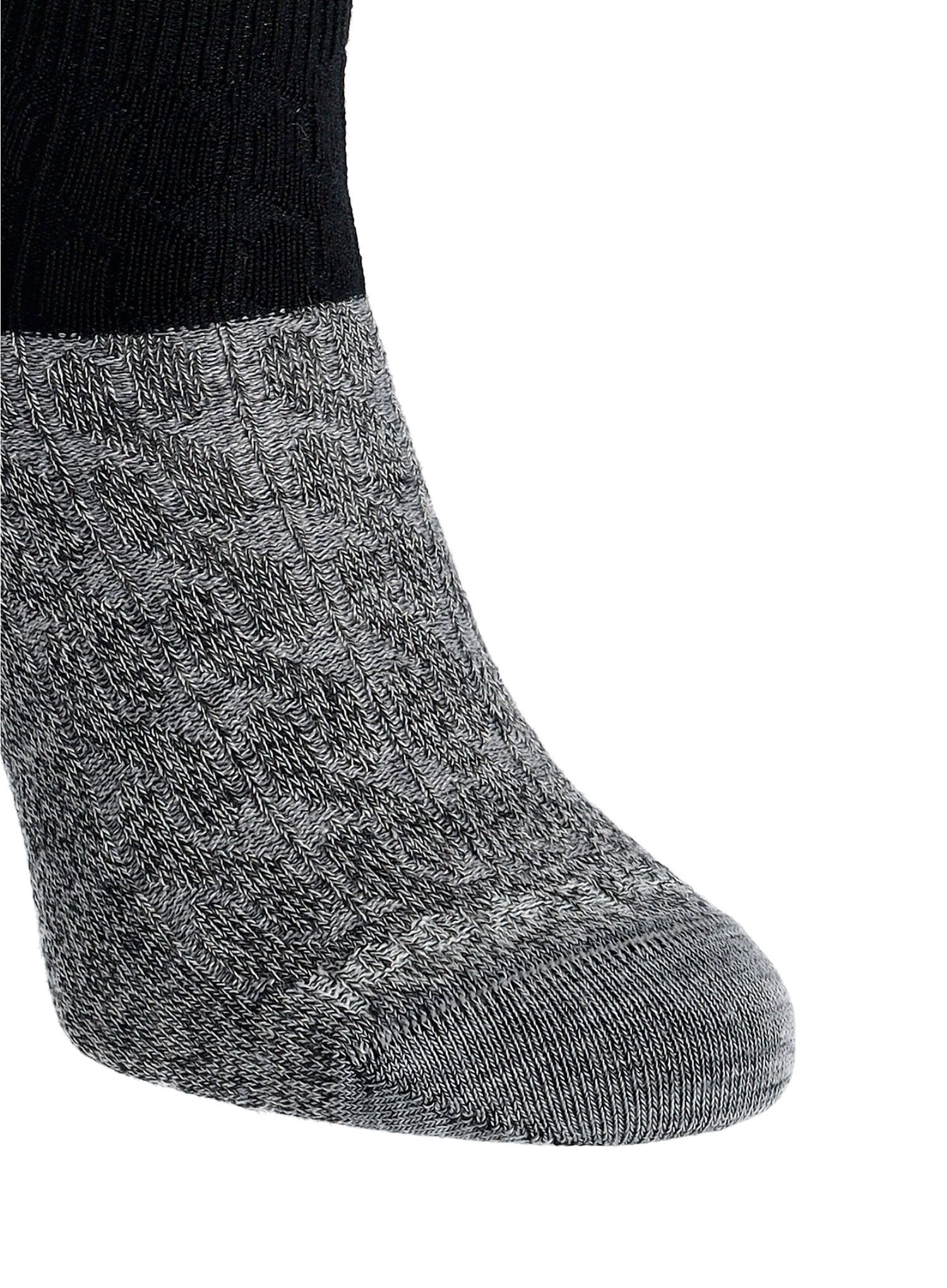 Шкарпетки з мериноса жіночі Smartwool Cable Ankle Boot Socks - black