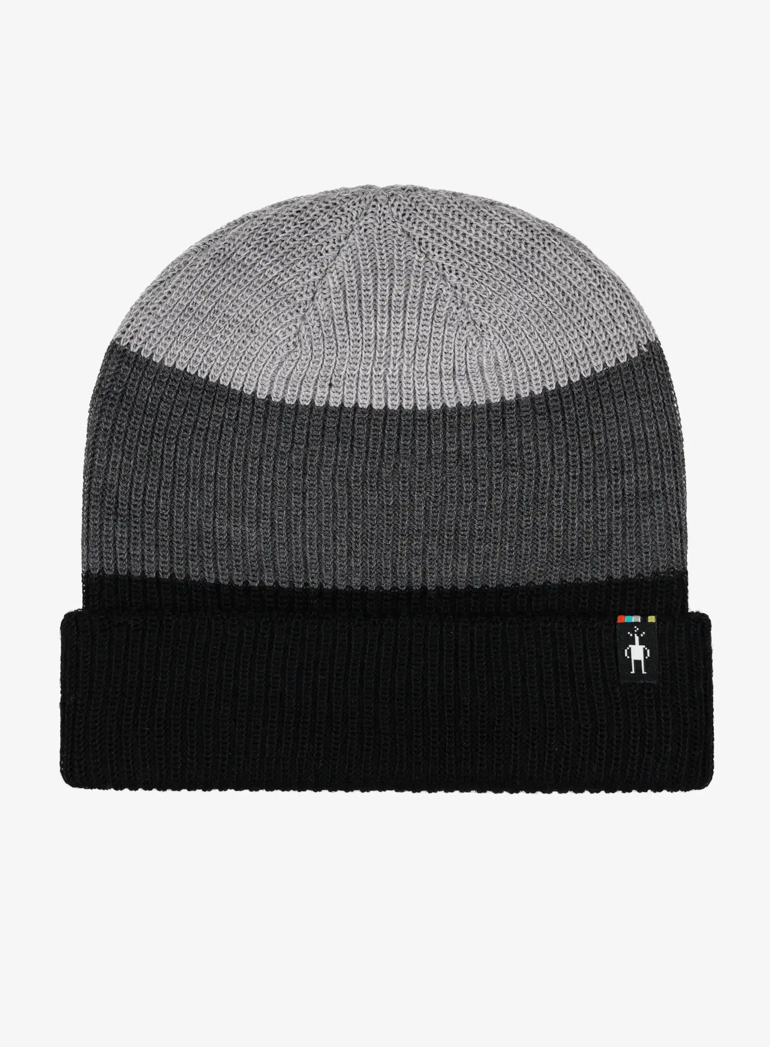 Шапка зимова Smartwool Cantar Colorblock Beanie - black