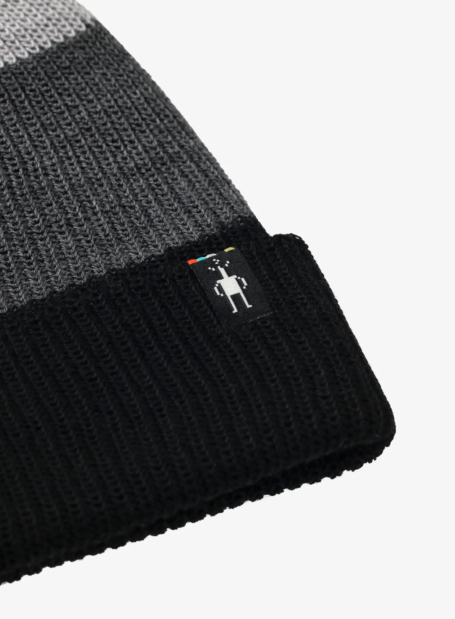 Шапка зимова Smartwool Cantar Colorblock Beanie - black