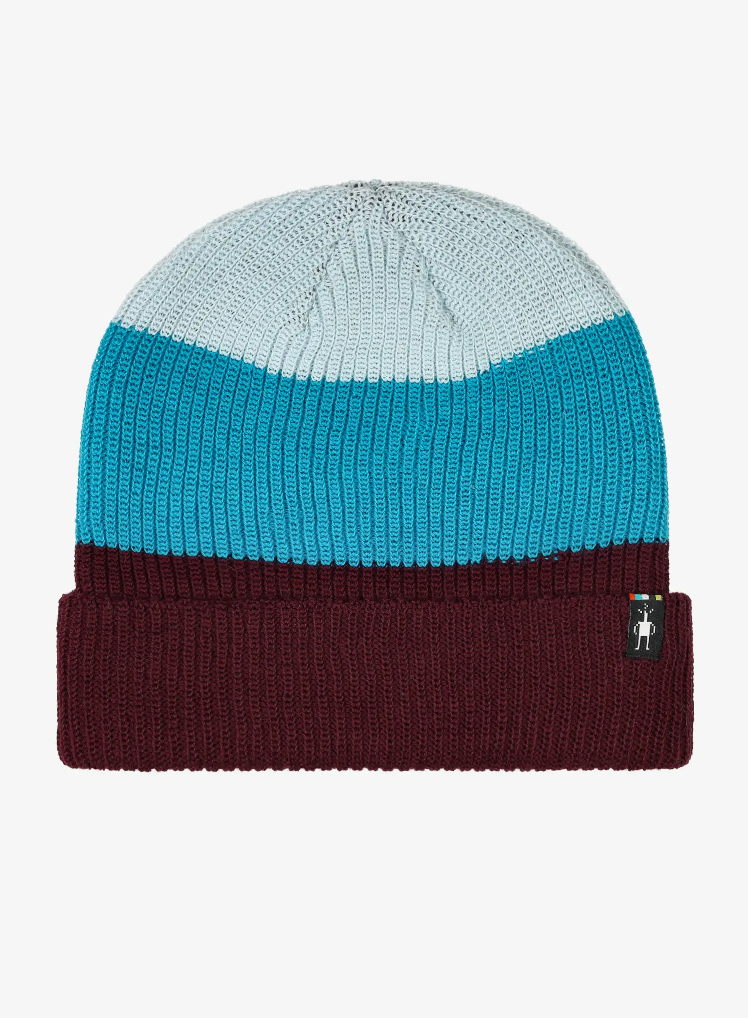 Шапка зимова Smartwool Cantar Colorblock Beanie - eggplant plaid