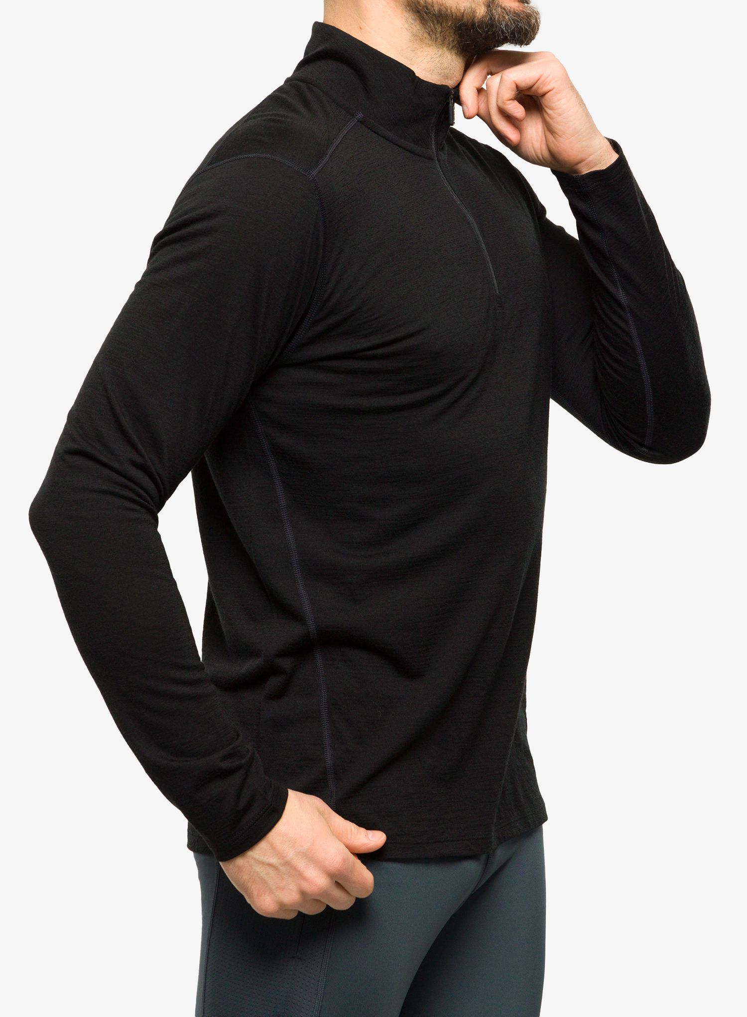 Термокофта Smartwool Classic Merino Base Layer 1/4 Zip Boxed - black