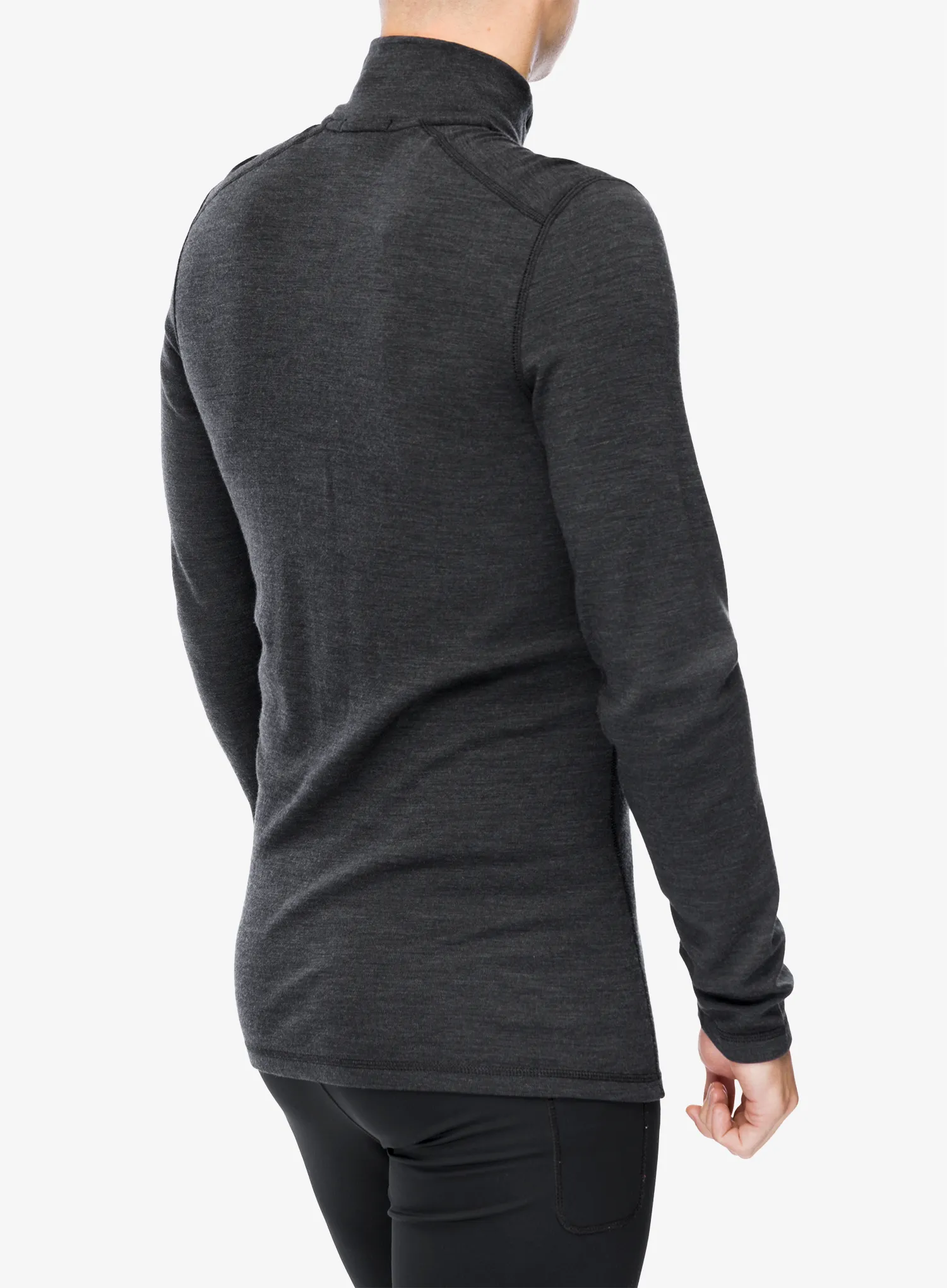 Термокофта Smartwool Classic Thermal Merino BL 1/4 Zip Boxed - charcoal heather