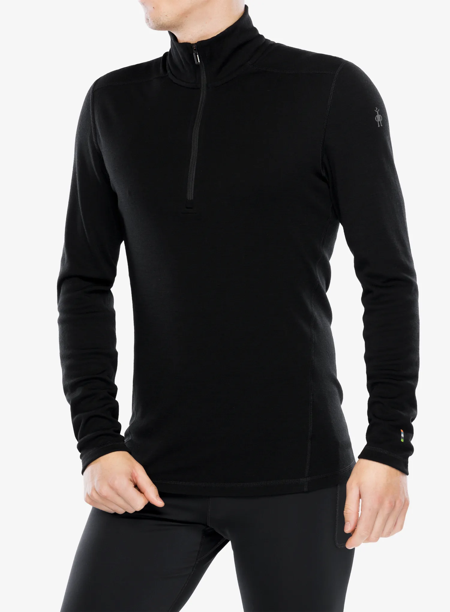 Термокофта Smartwool Classic Thermal Merino Base Layer 1/4 Zip Boxed - black