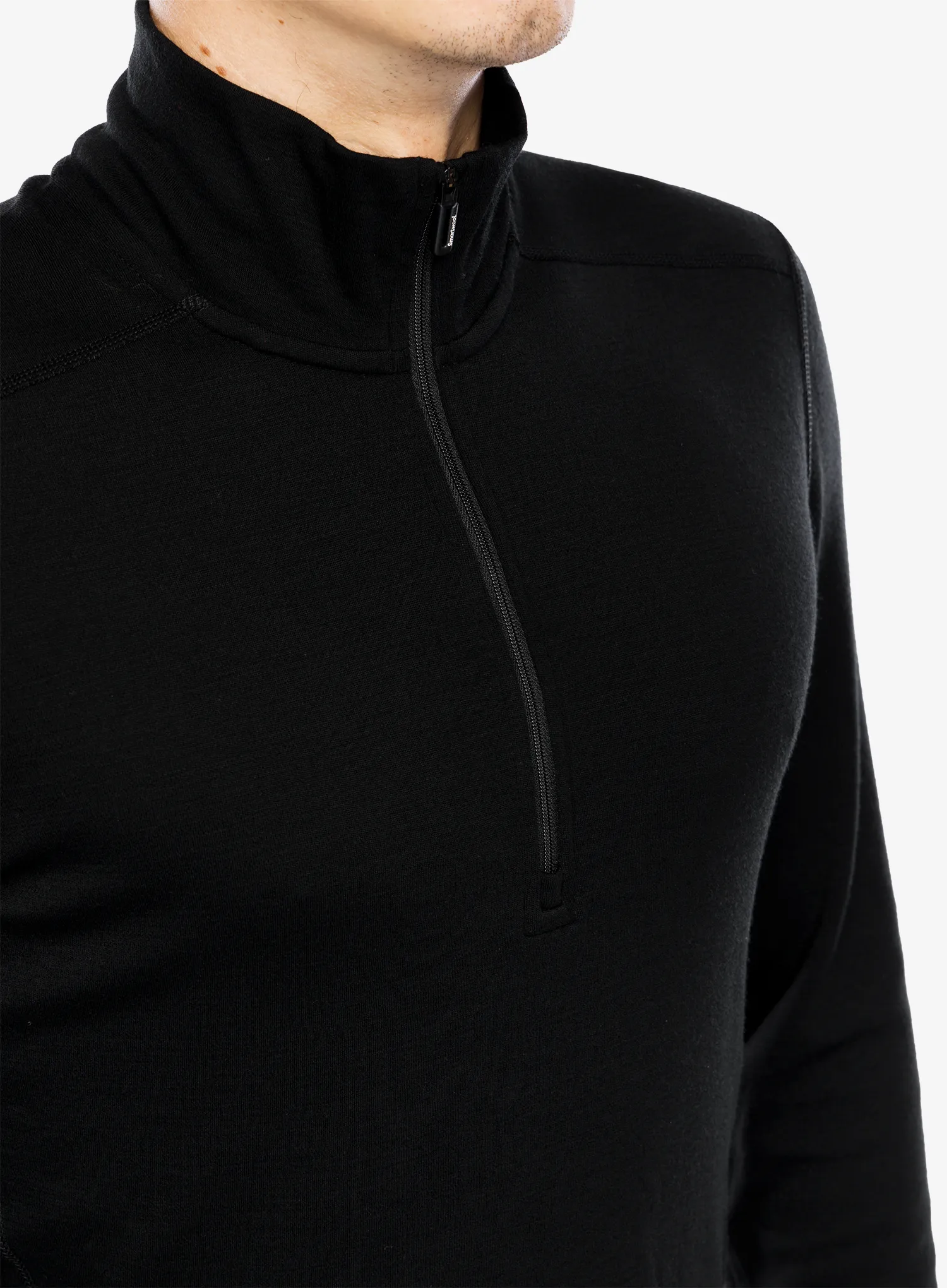 Термокофта Smartwool Classic Thermal Merino Base Layer 1/4 Zip Boxed - black
