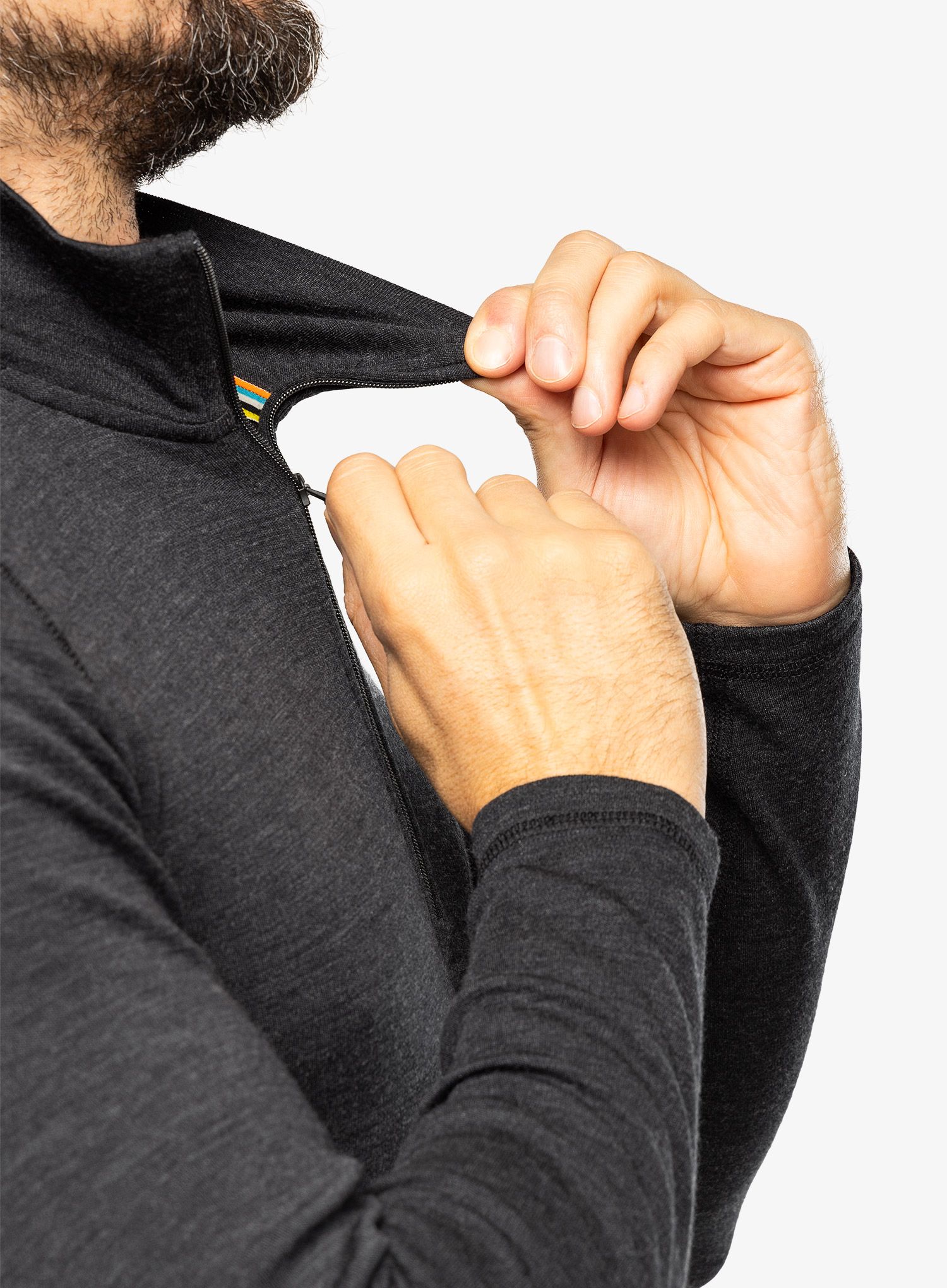 Термокофта Smartwool Classic Thermal Merino Base Layer 1/4 Zip Boxed - heather