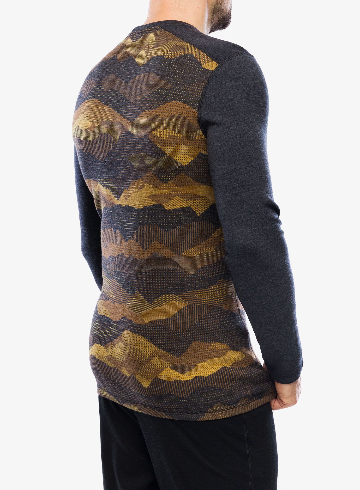 Термокофта Smartwool Classic Thermal Merino Base Layer Crew Boxed - charcoal mtn