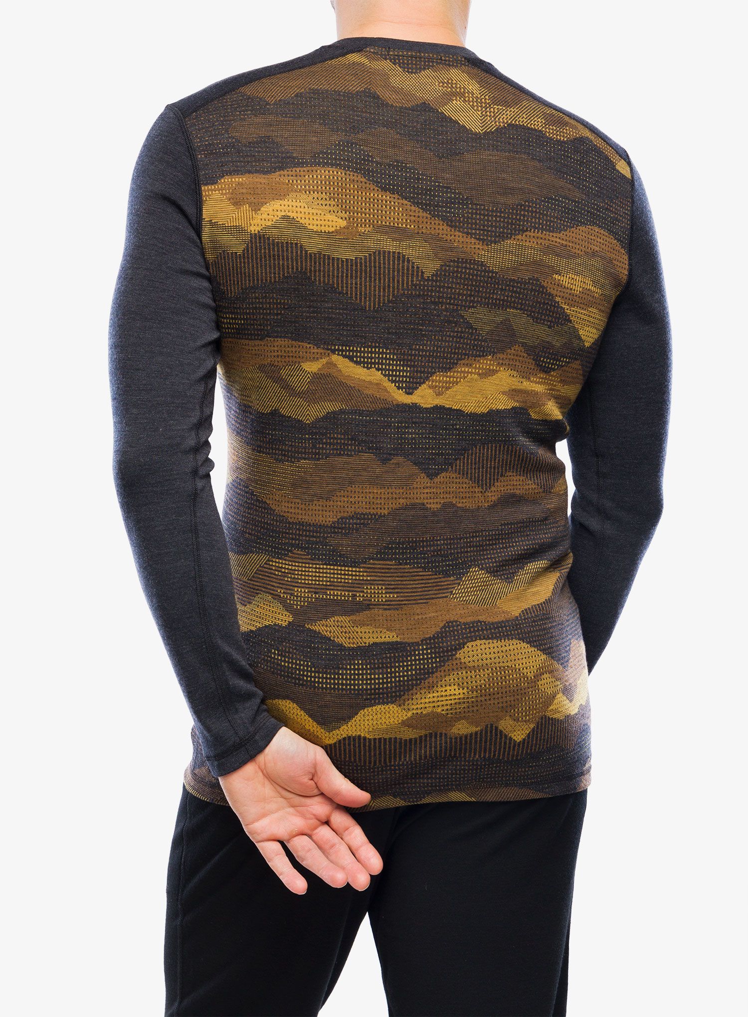 Термокофта Smartwool Classic Thermal Merino Base Layer Crew Boxed - charcoal mtn
