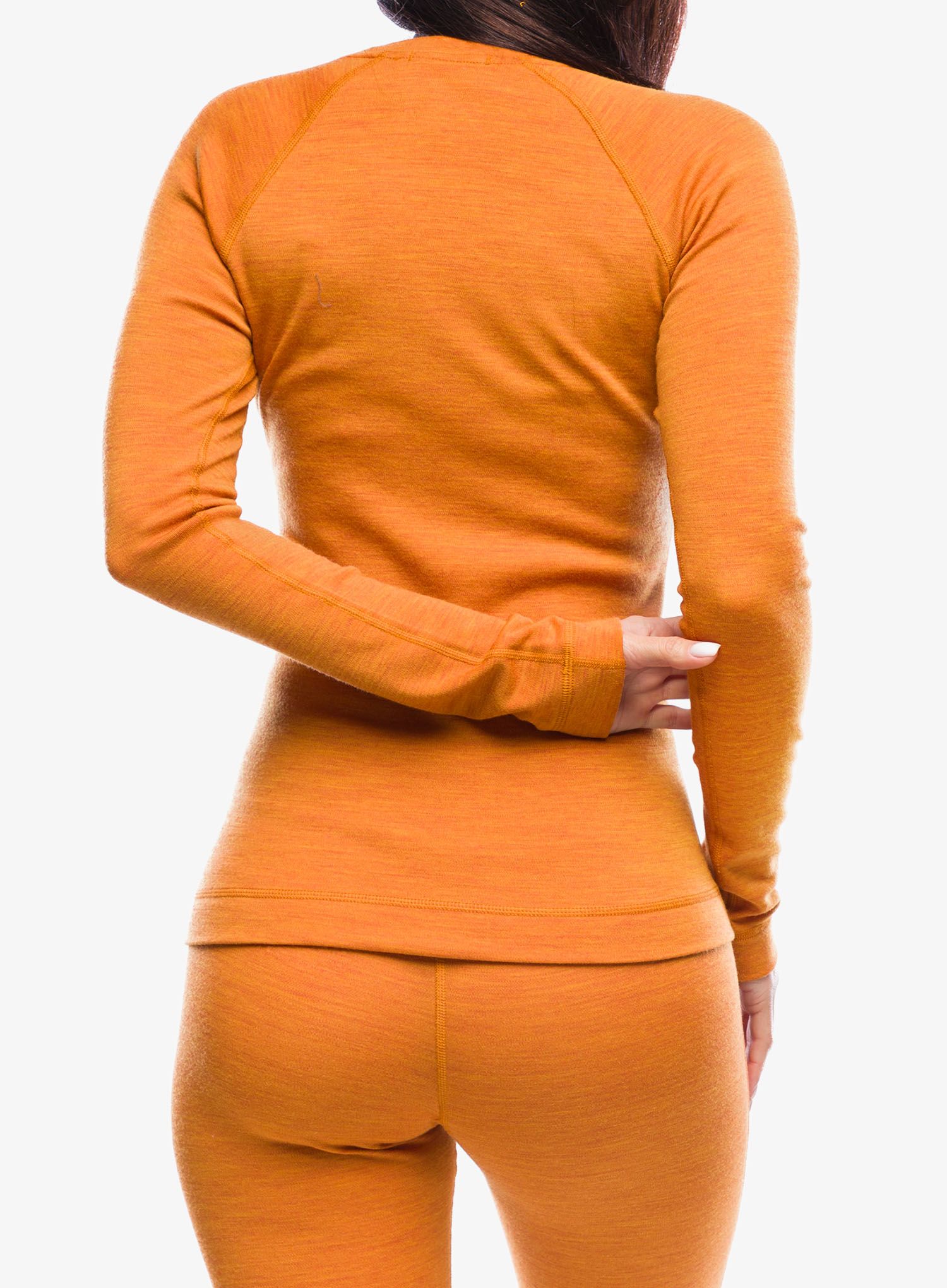 Кофта жіноча Smartwool Classic Thermal Merino Base Layer Crew Boxed - marmalade heather