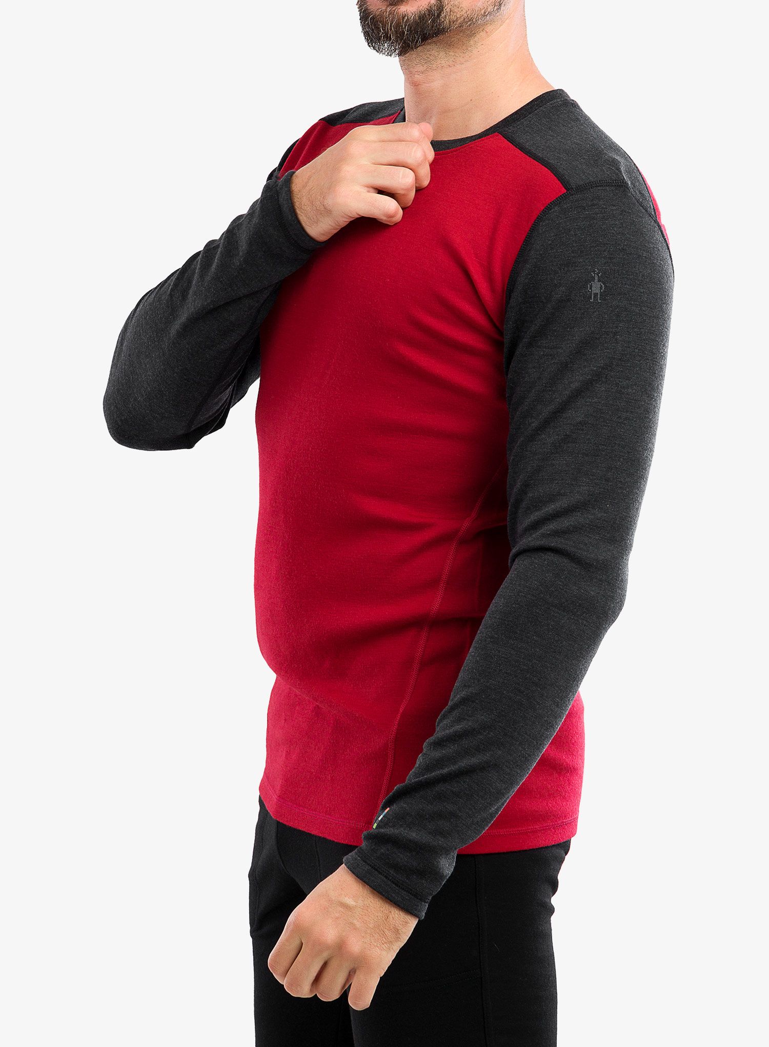 Кофта Smartwool Classic Thermal Merino Base Layer Crew Boxed - rythmic red