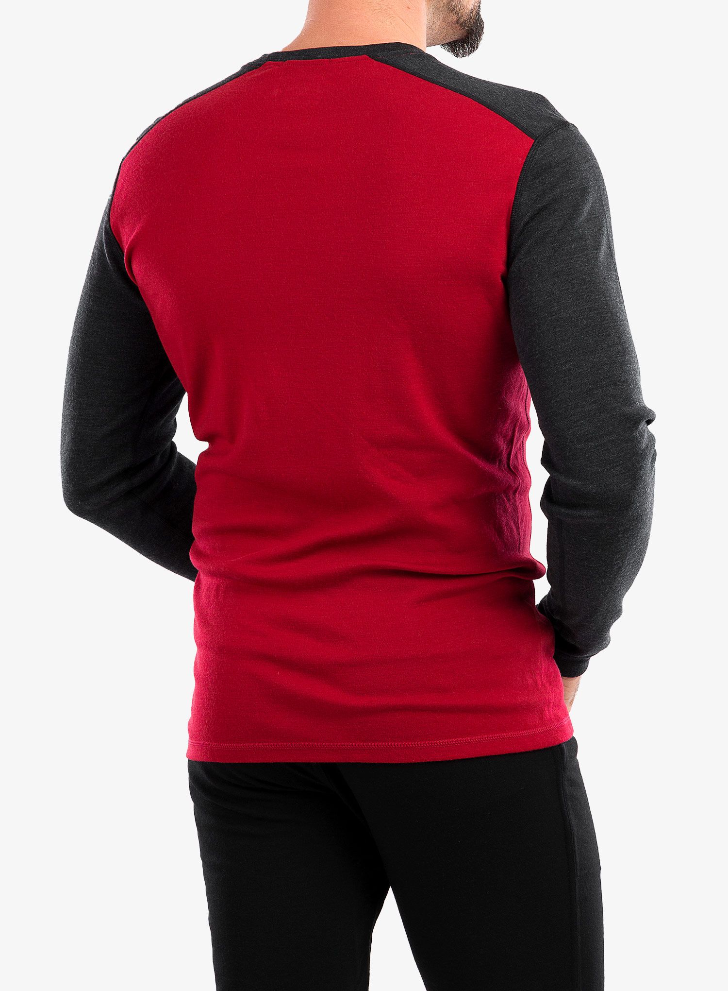 Кофта Smartwool Classic Thermal Merino Base Layer Crew Boxed - rythmic red